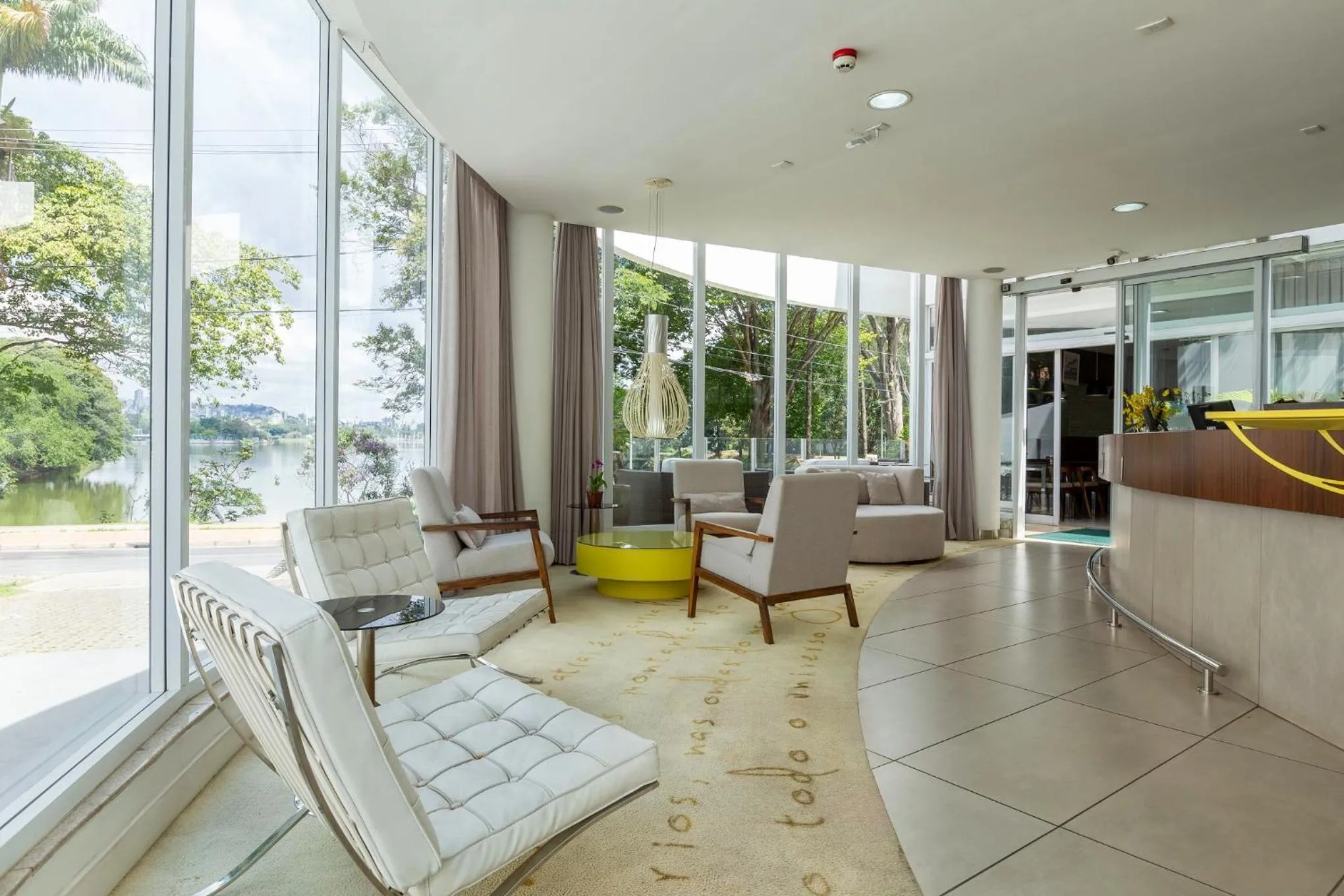 Lobby or reception in CHA Pampulha Design Hotel