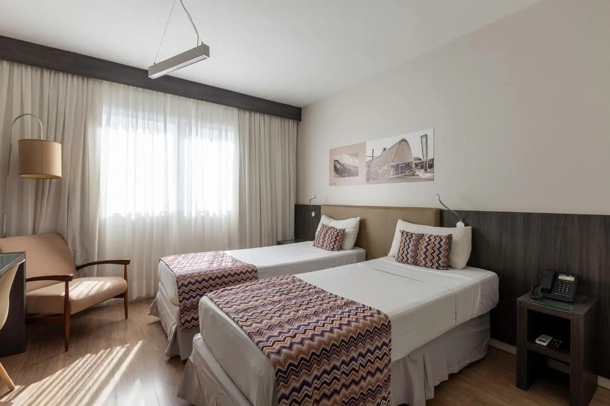 Bed in CHA Pampulha Design Hotel Bed in CHA Pampulha Design Hotel