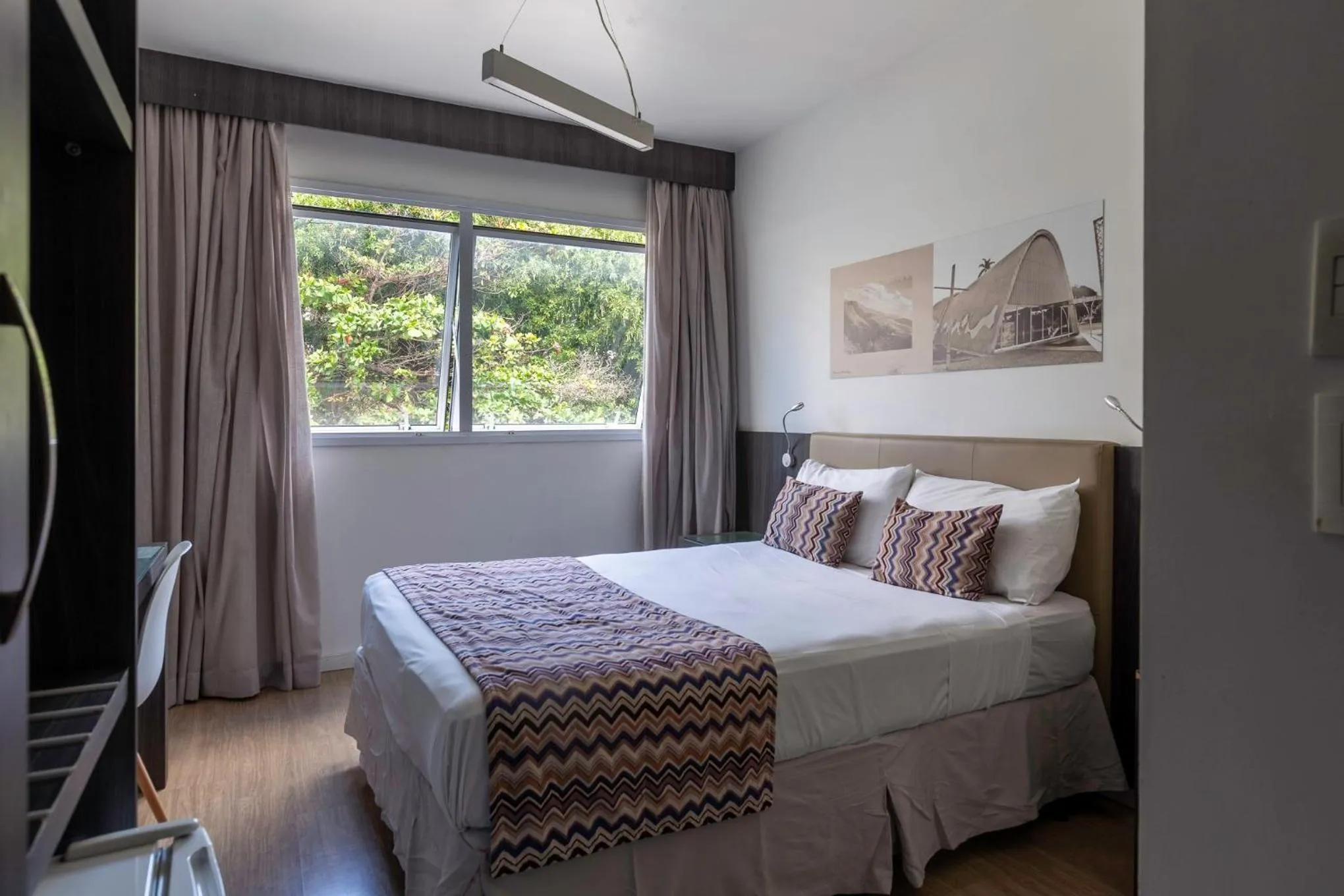 Bed in CHA Pampulha Design Hotel