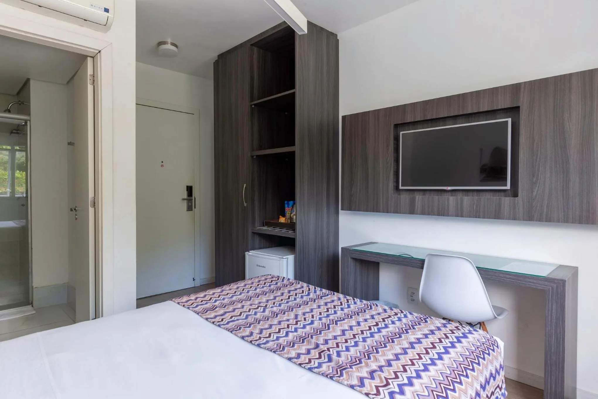 Bed in CHA Pampulha Design Hotel