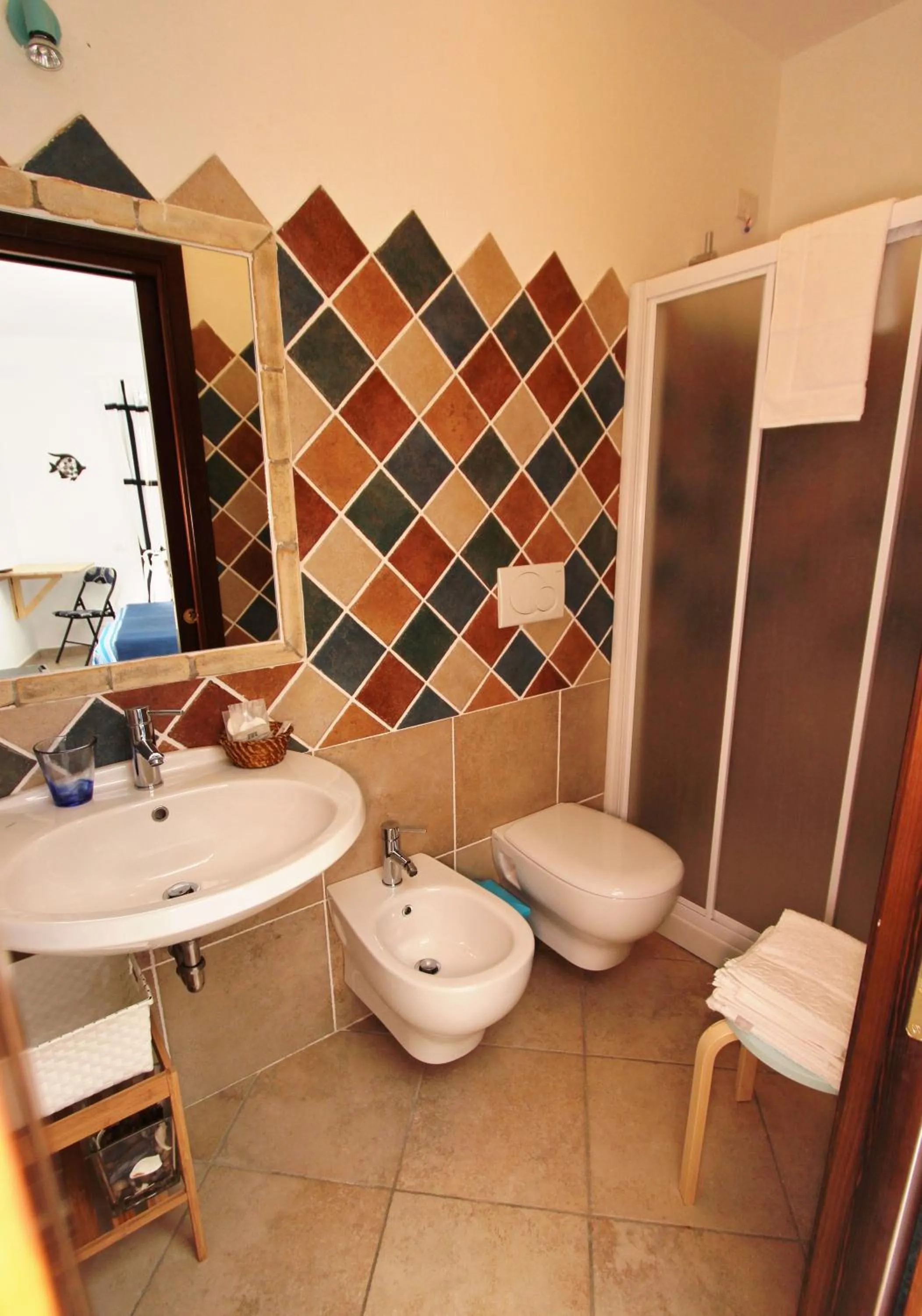 Shower in B&B Acquamarina Villasimius