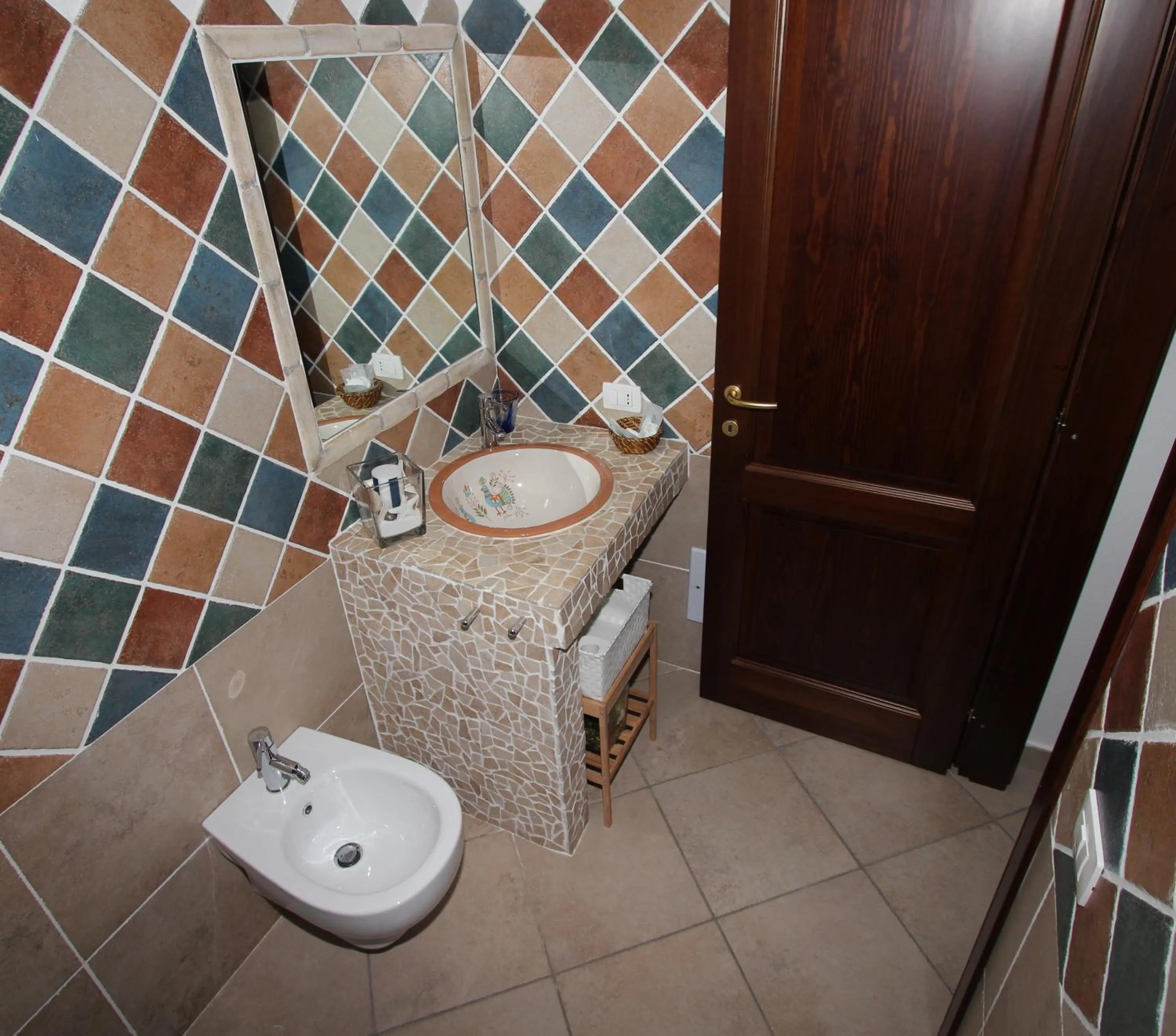 Shower in B&B Acquamarina Villasimius