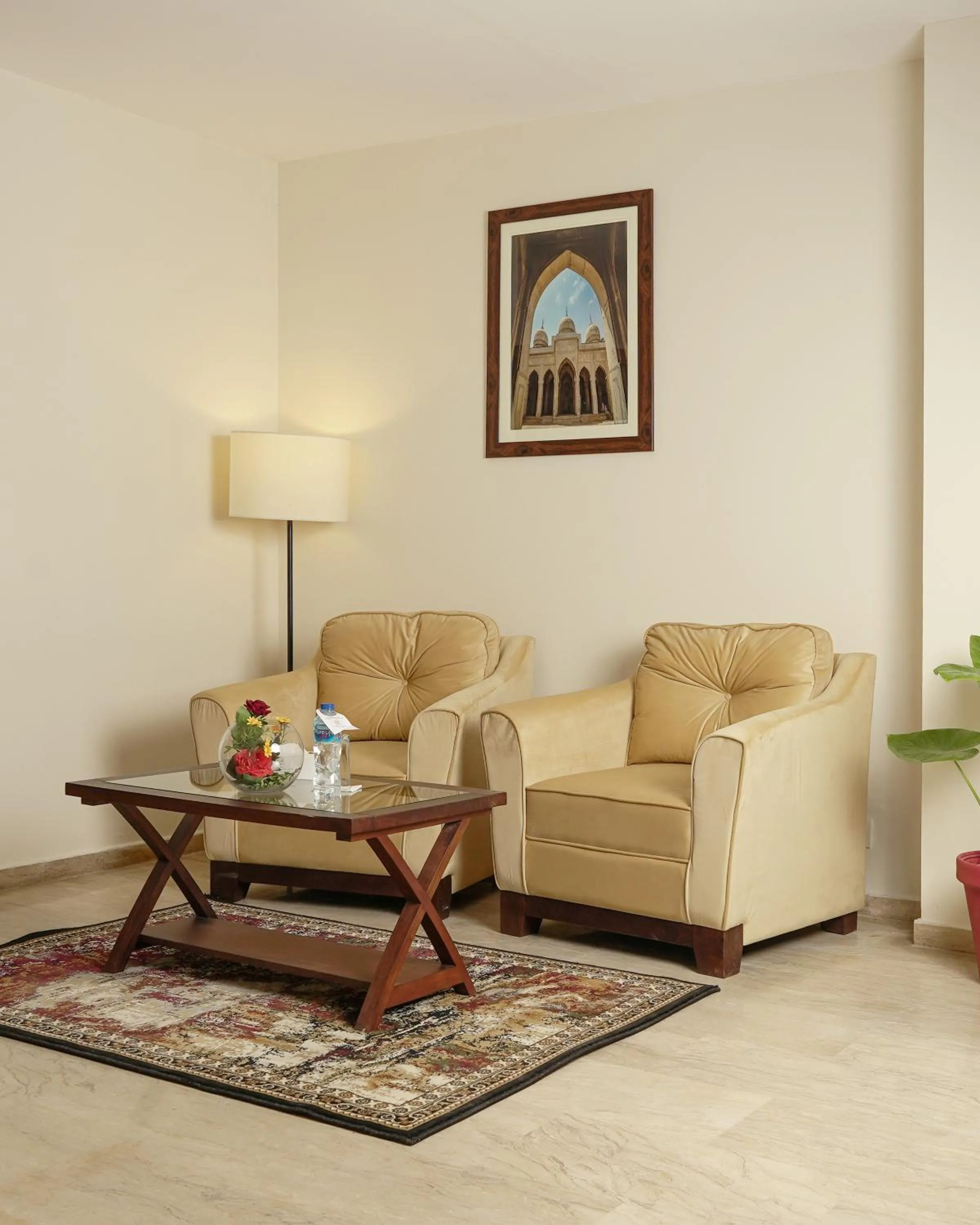 Seating area in Faletti's Express- Shimla Hill