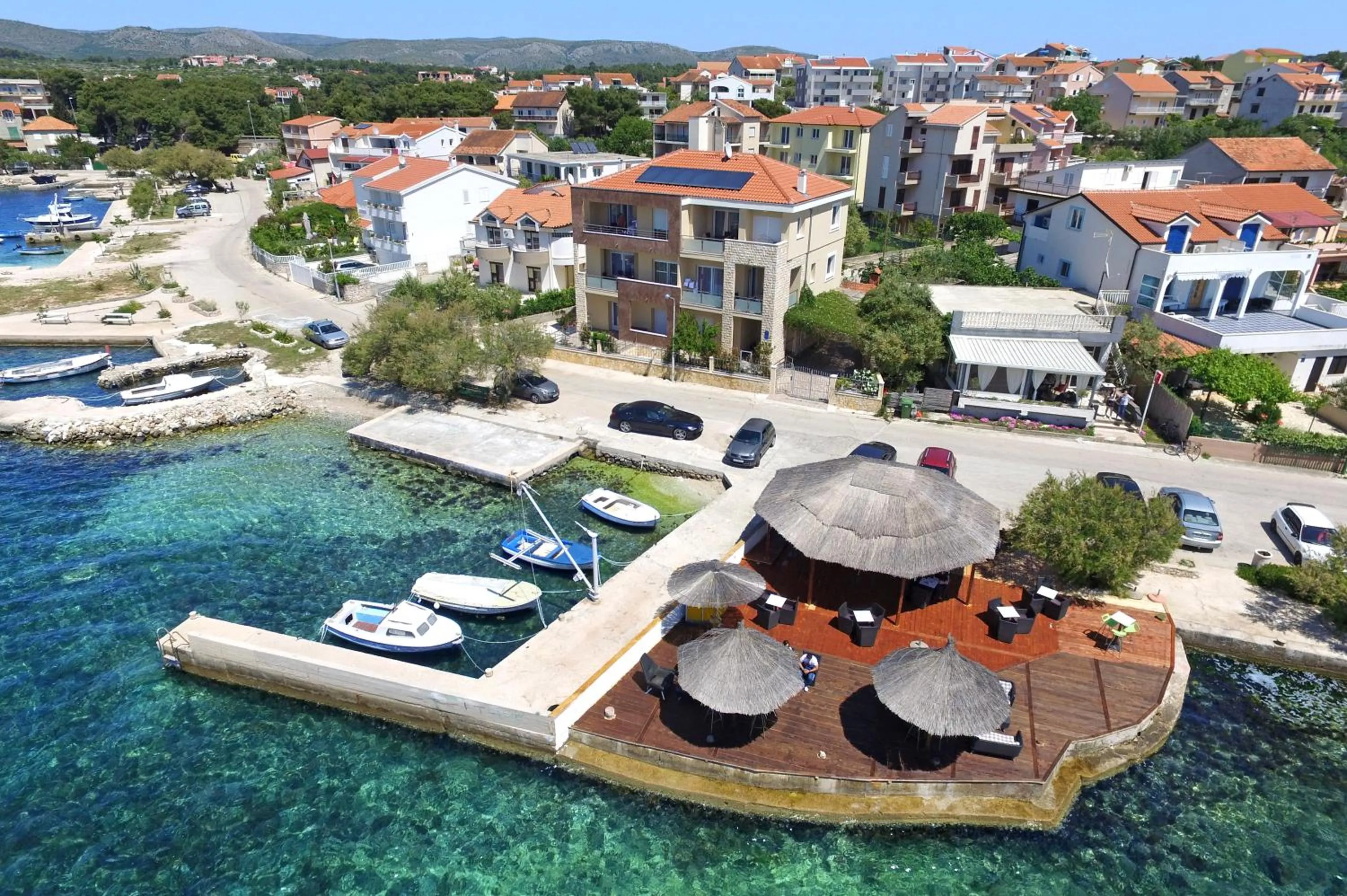 Bird's eye view in Apartments Šuperba