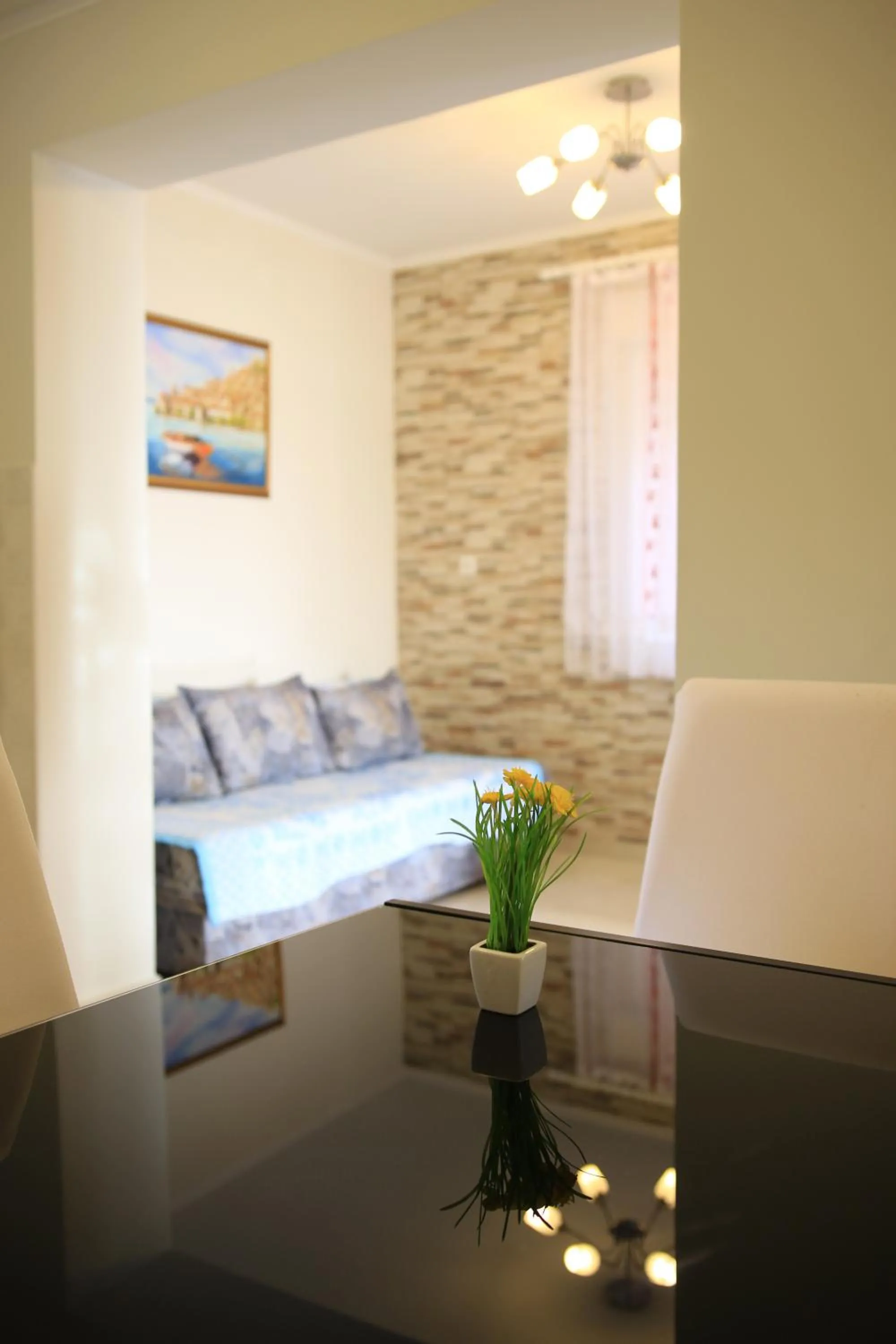 Living room, Bed in Apartments Šuperba
