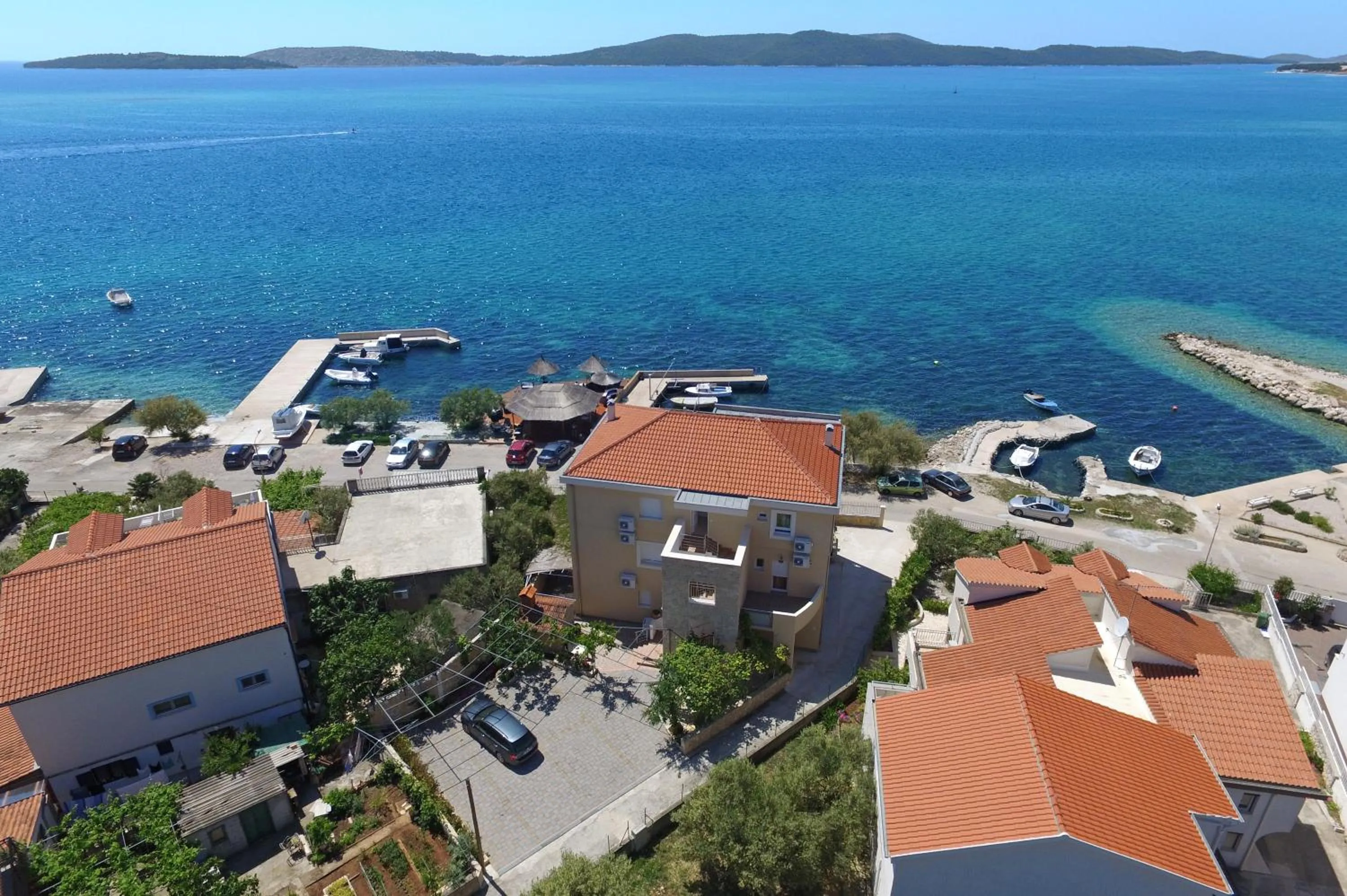 Bird's eye view in Apartments Šuperba