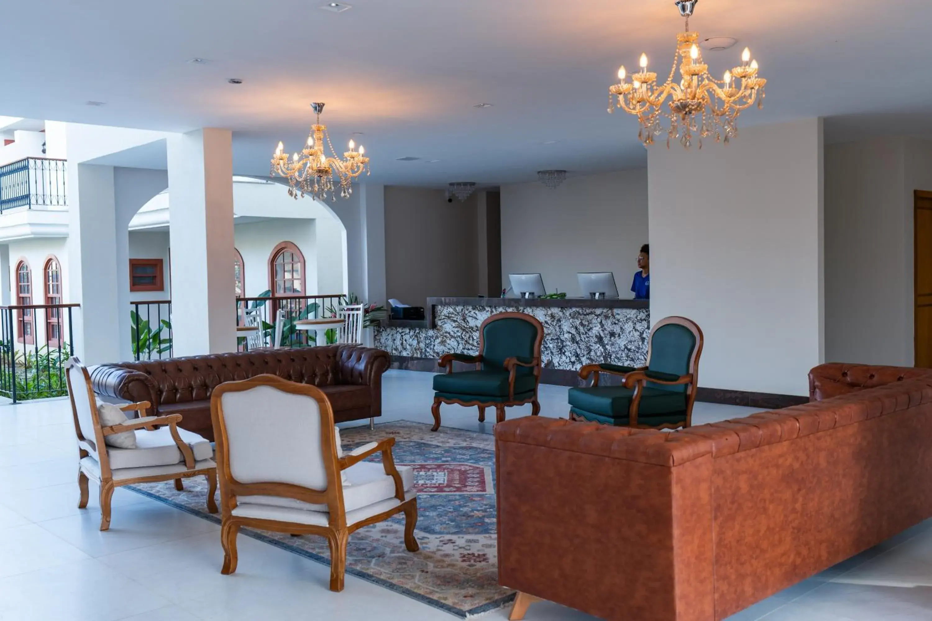 Lobby or reception in Resende Imperial Hotel & Spa Lobby or reception in Resende Imperial Hotel & Spa