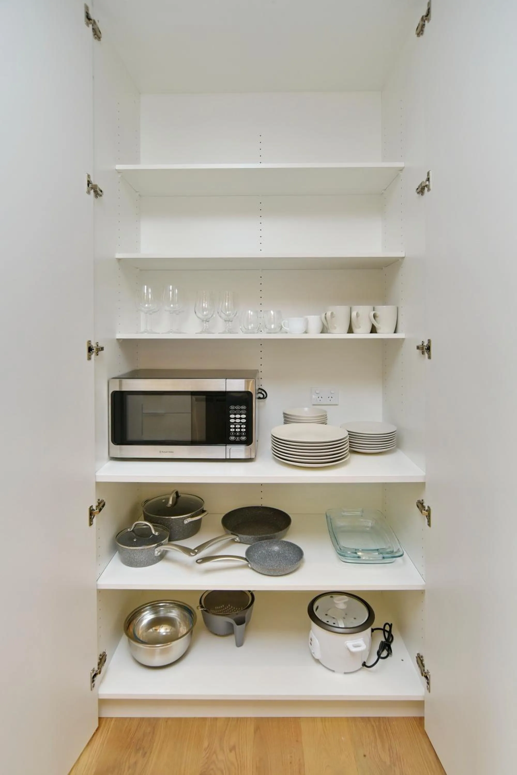 kitchen in Worcester Terrace One - Christchurch Holiday Homes
