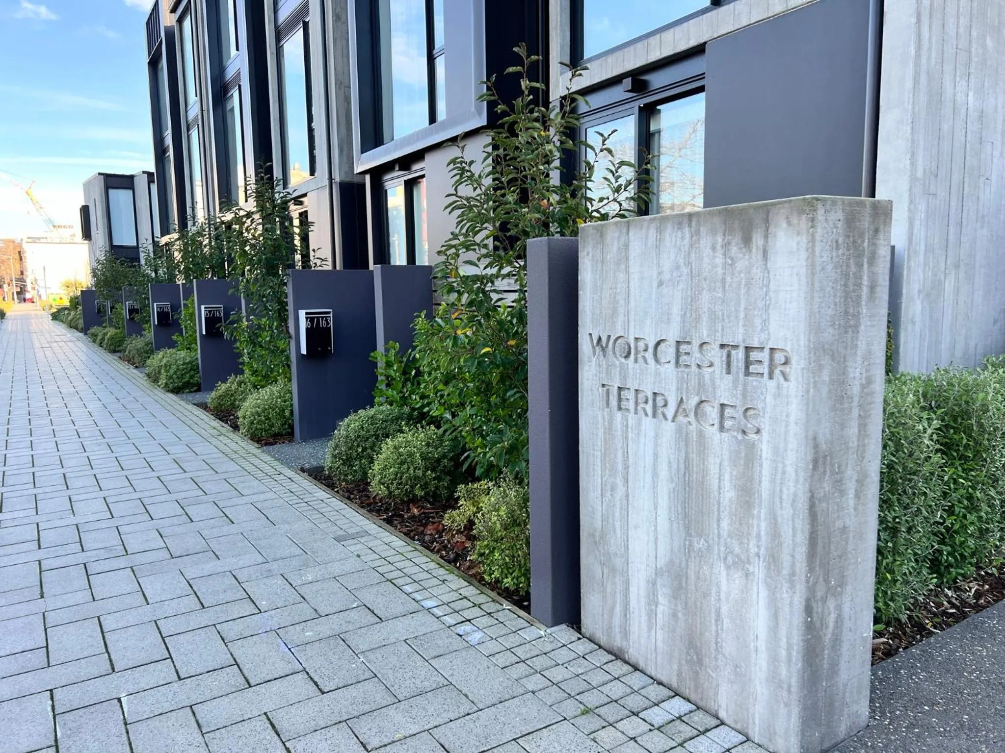 Property building in Worcester Terrace One - Christchurch Holiday Homes