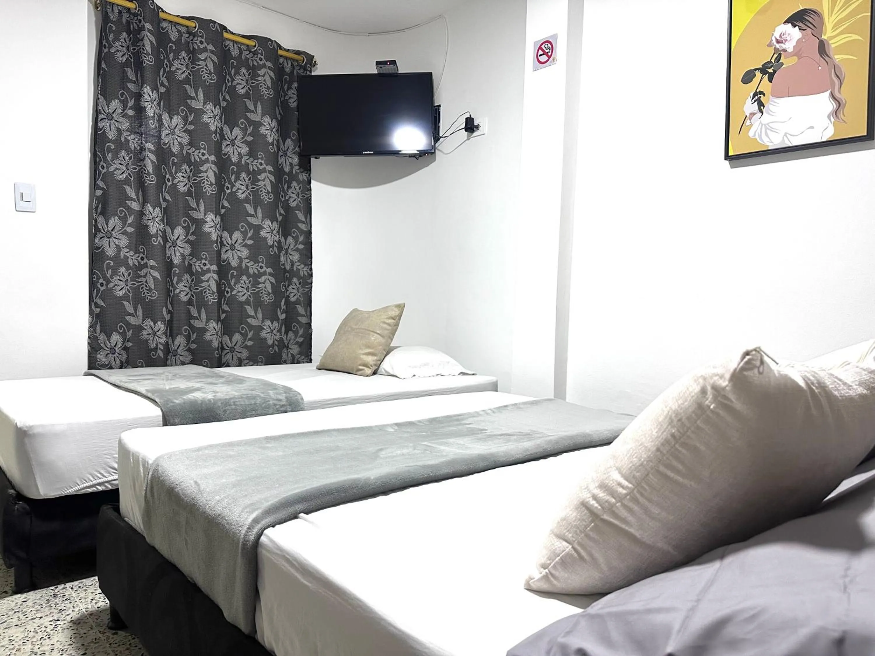 Bed in Hotel Guayacanes 70