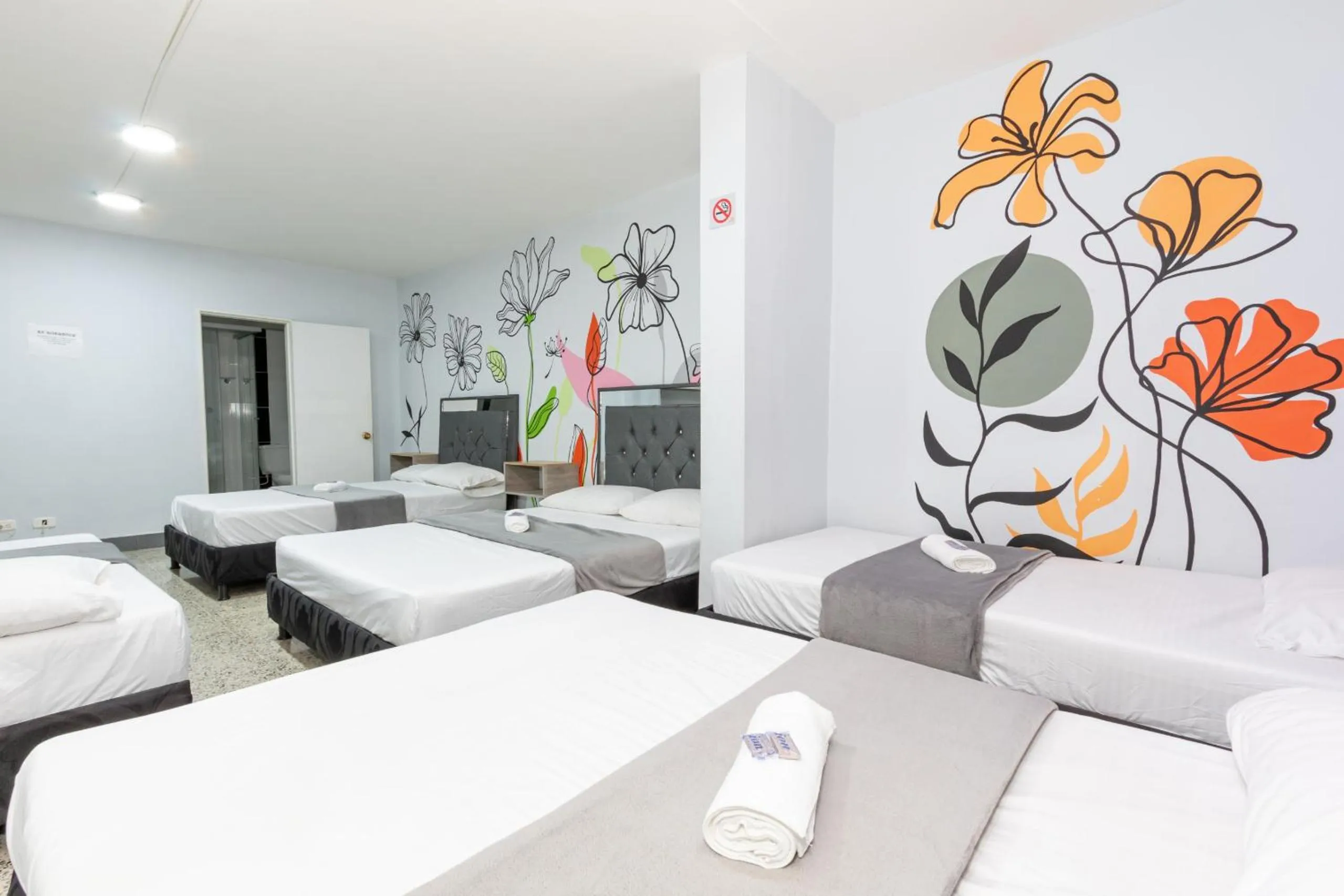 Bed in Hotel Guayacanes 70