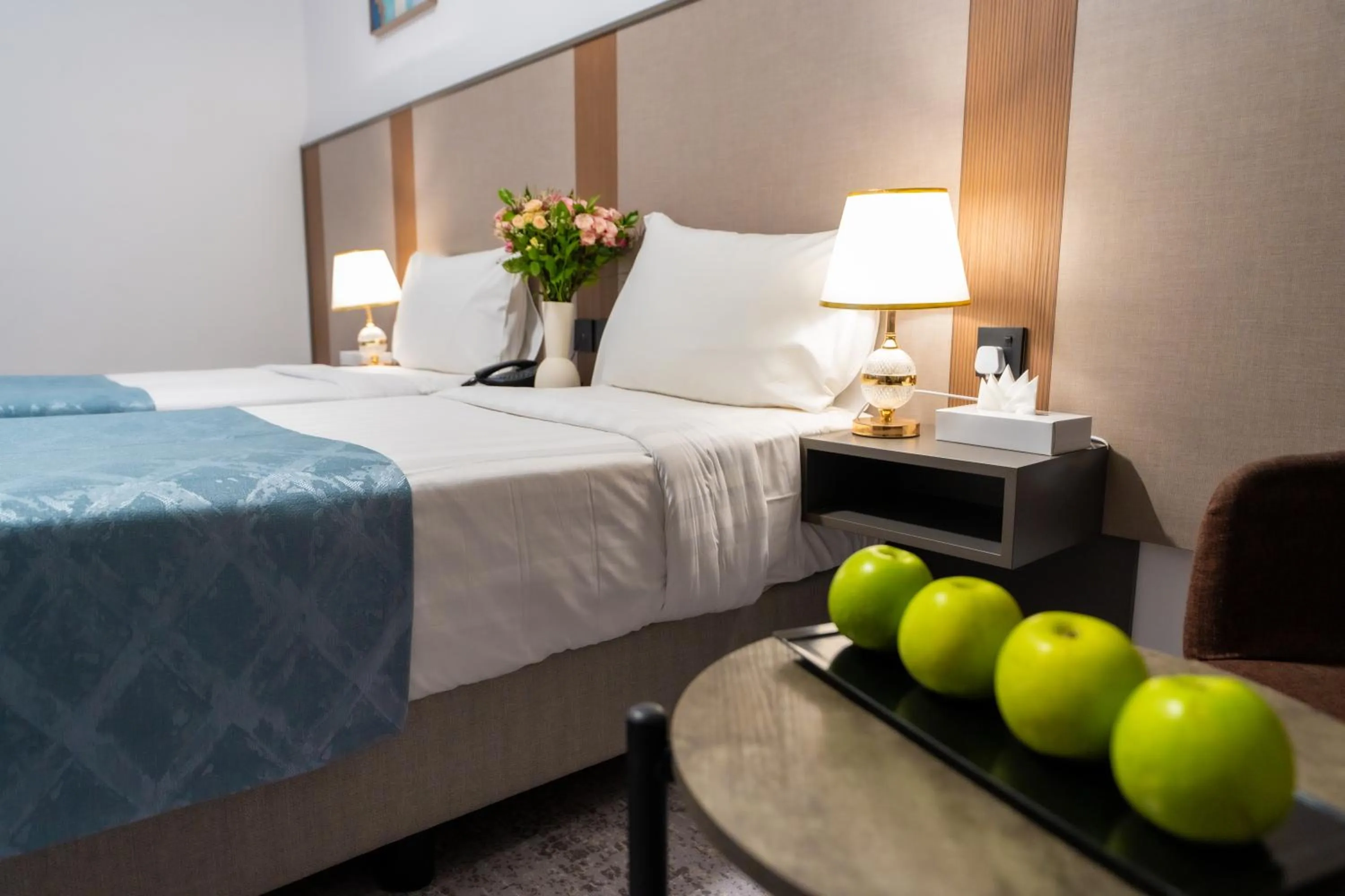 Bed in Araek Taiba Hotel