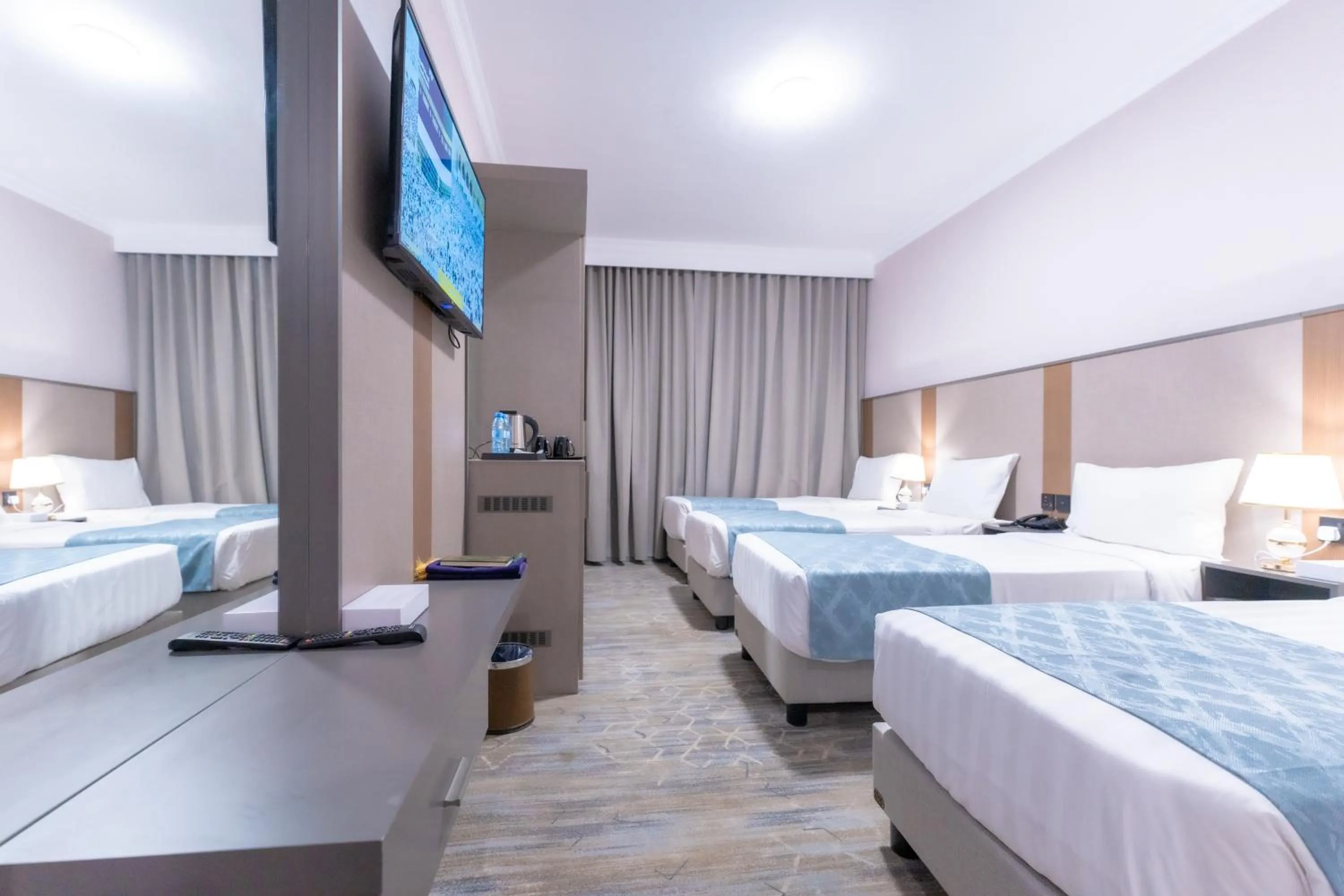 Bed in Araek Taiba Hotel