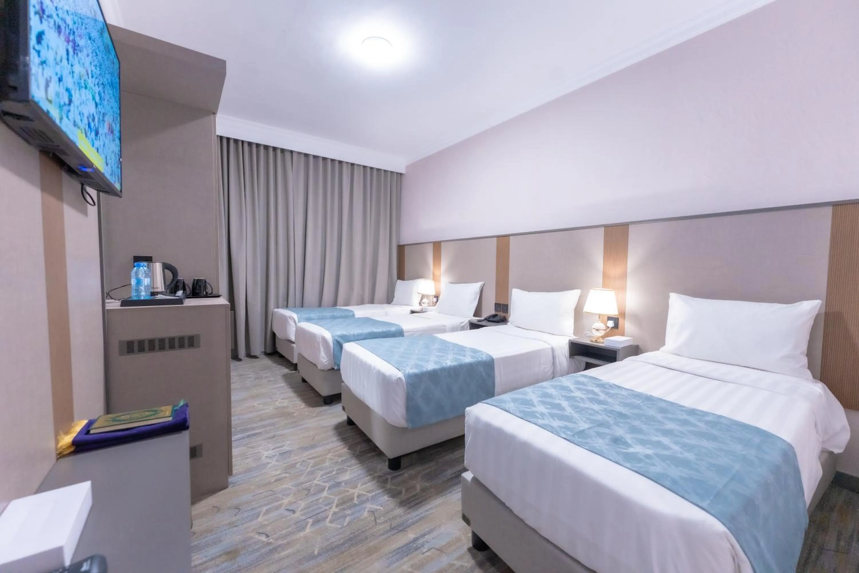 Bed in Araek Taiba Hotel