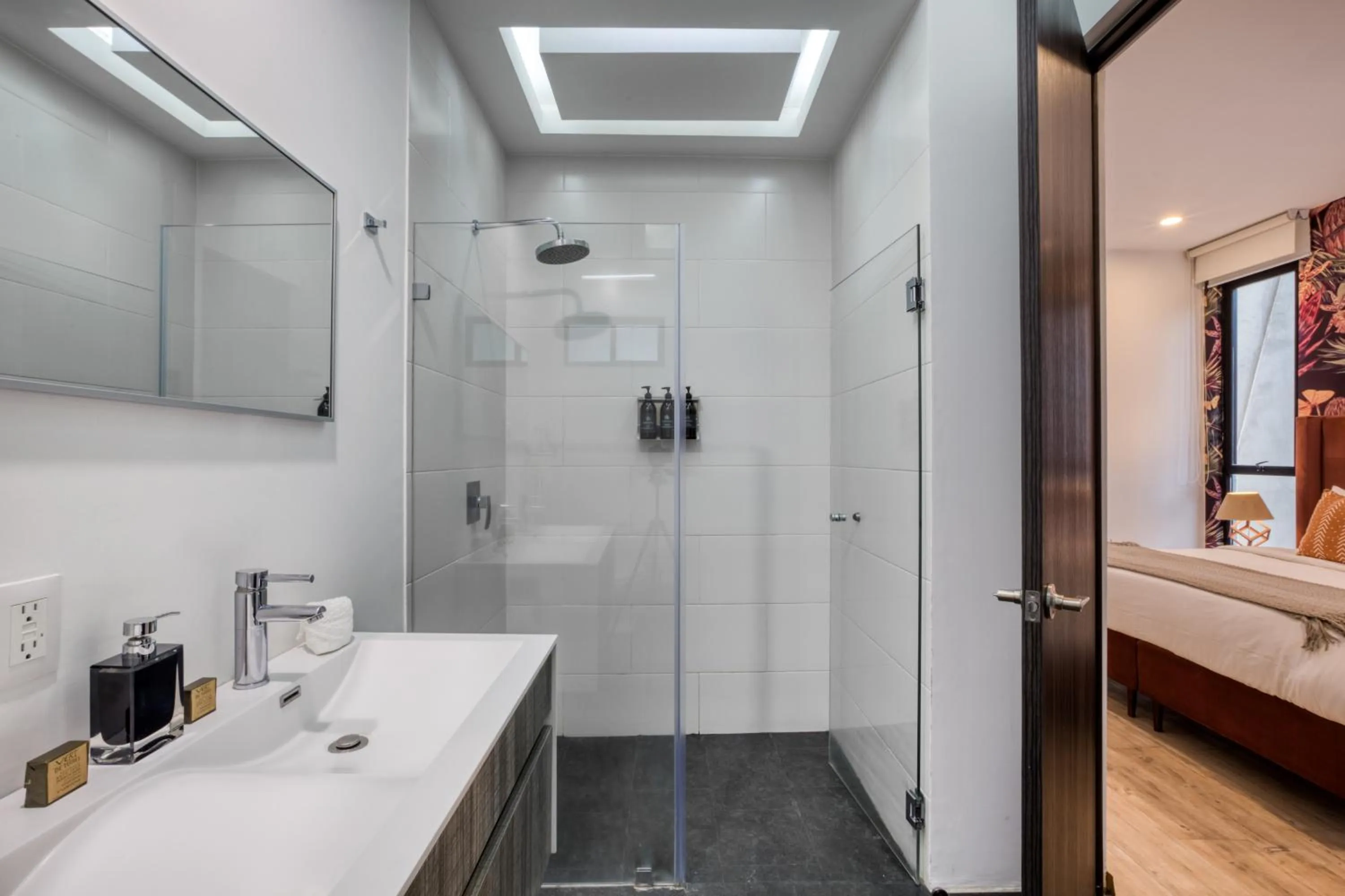 Bathroom, Bed in MEDELLIN by Mr W