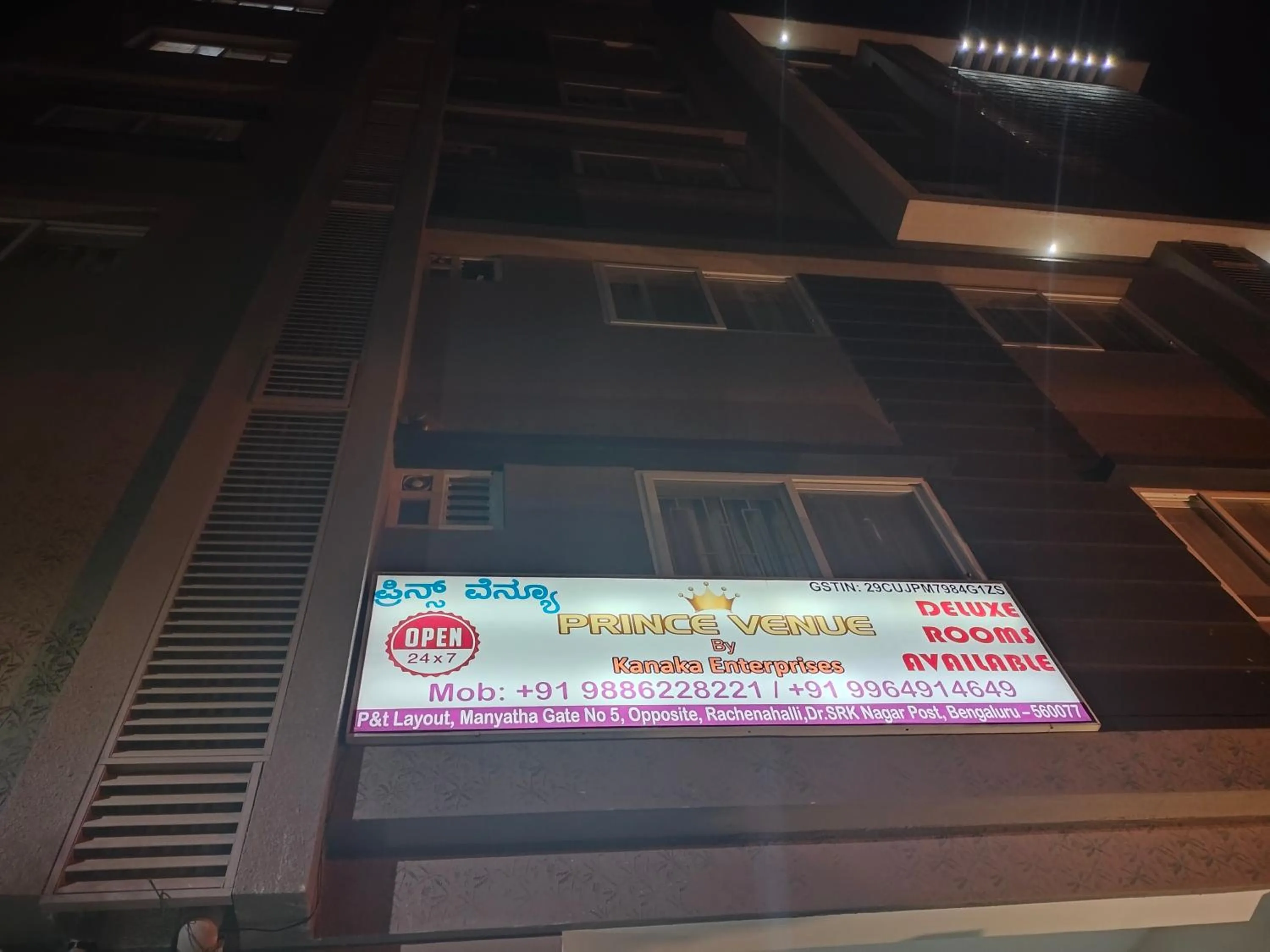 Property building in Prince residency Venue