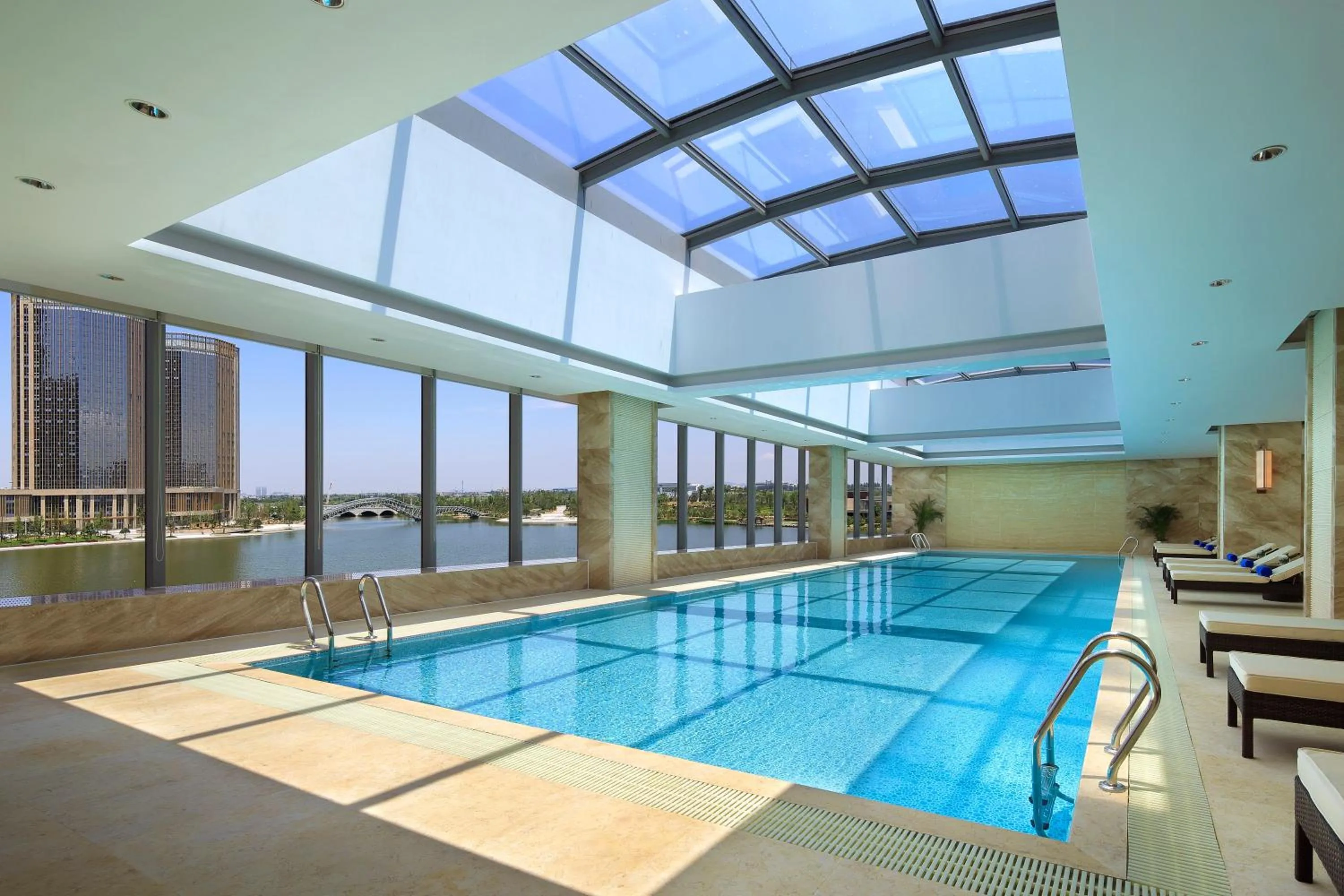 Swimming Pool in Crowne Plaza Shaoxing, an IHG Hotel