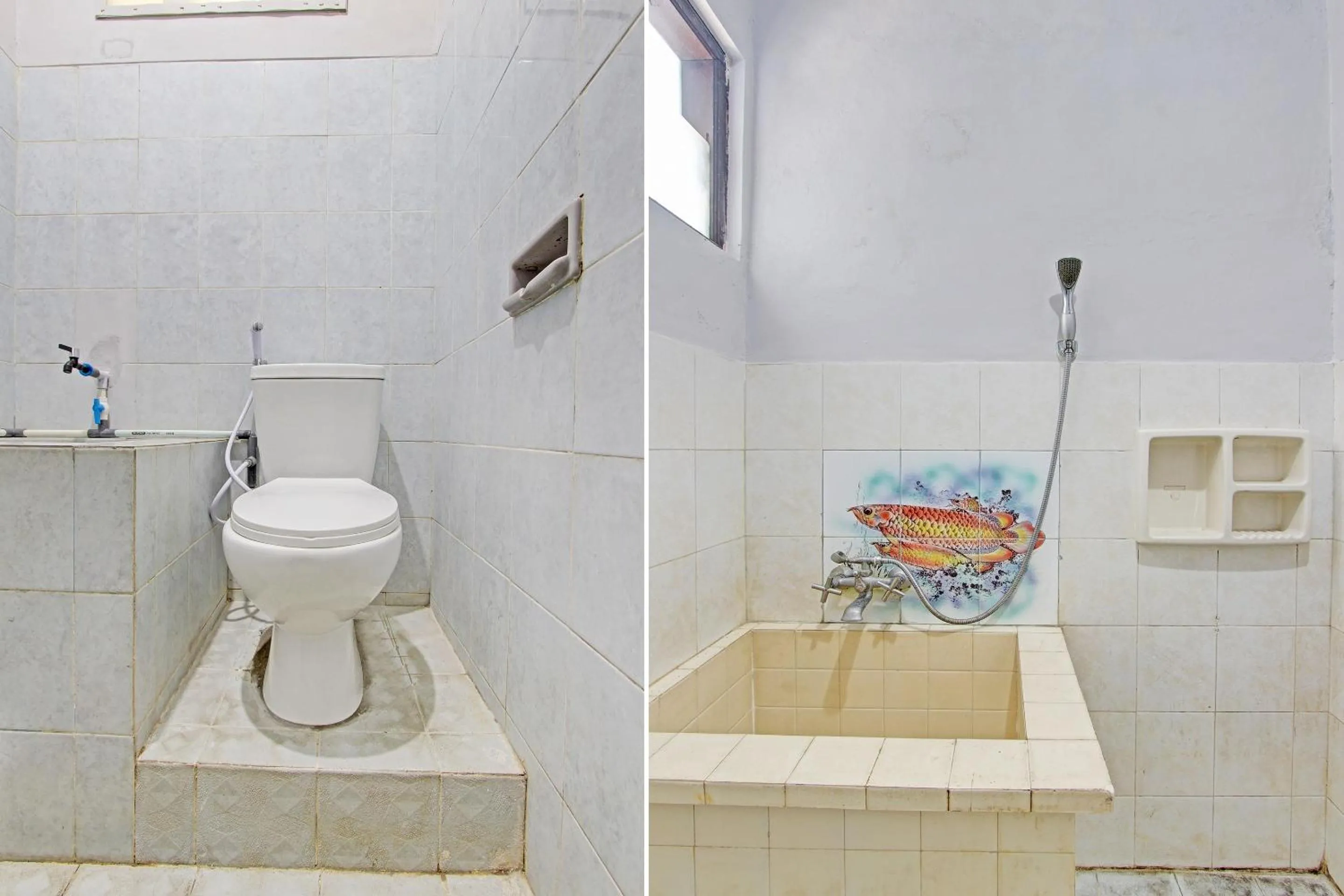 Bathroom in OYO Life 92575 Zazi Homestay