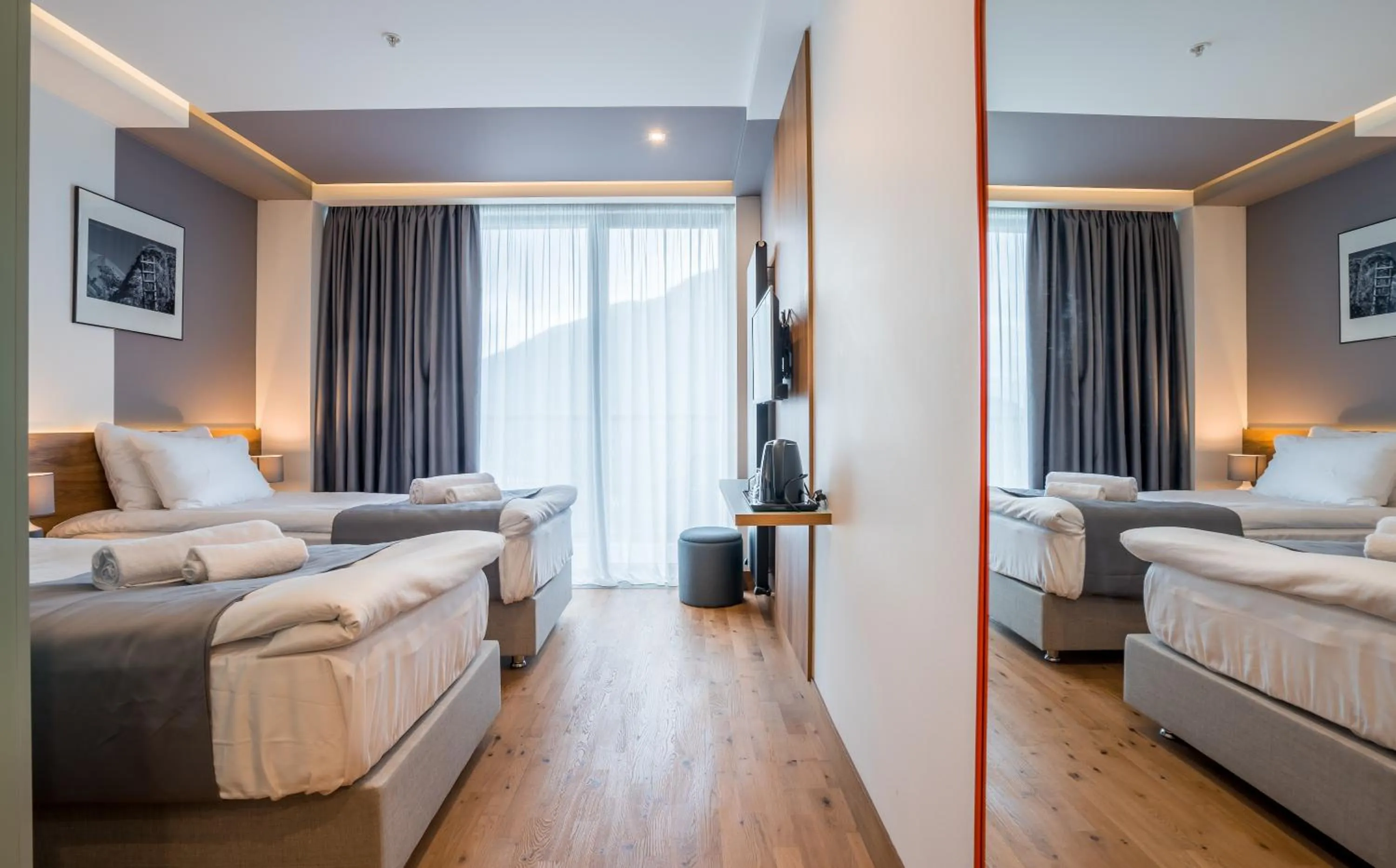 Photo of the whole room, Bed in Step Inn - Kazbegi