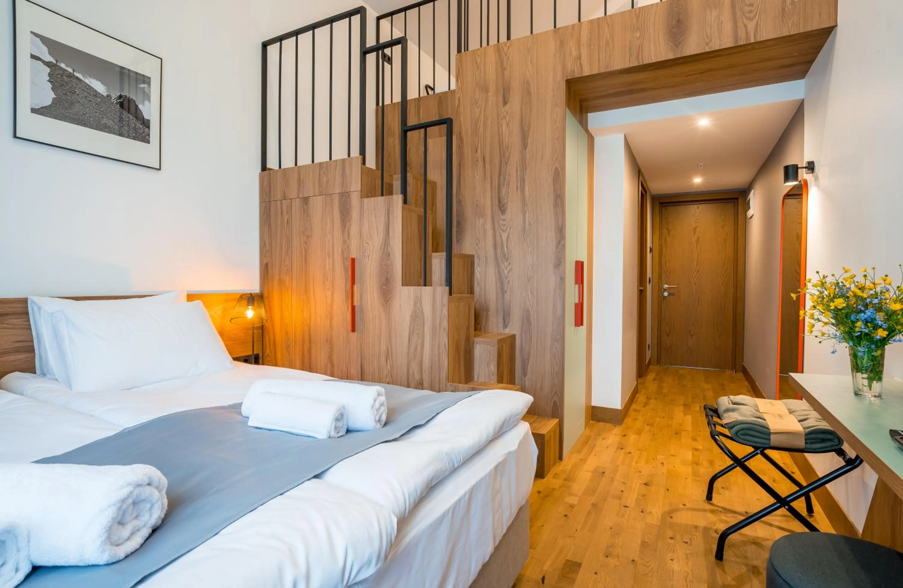 Photo of the whole room, Bed in Step Inn - Kazbegi