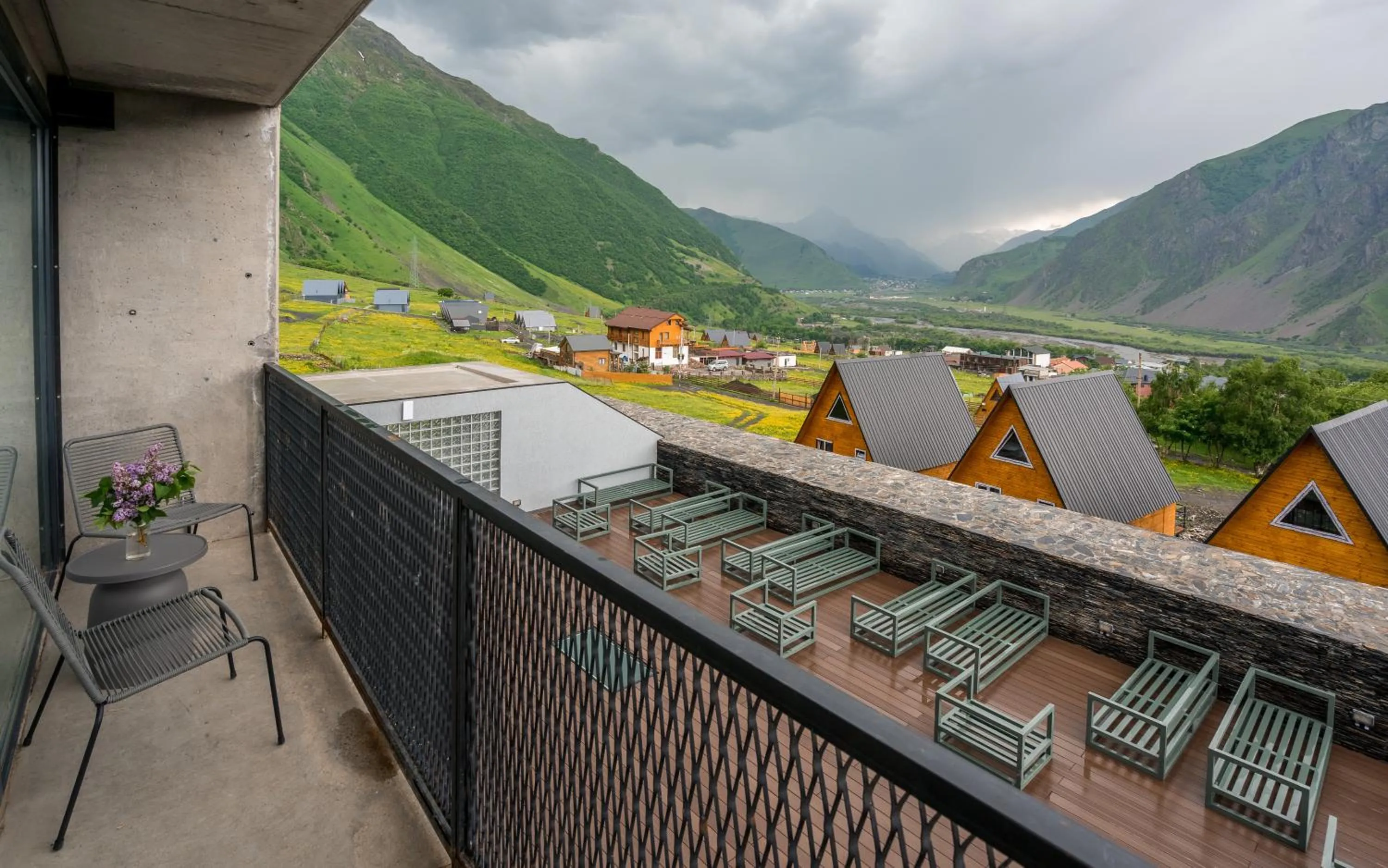 View (from property/room) in Step Inn - Kazbegi