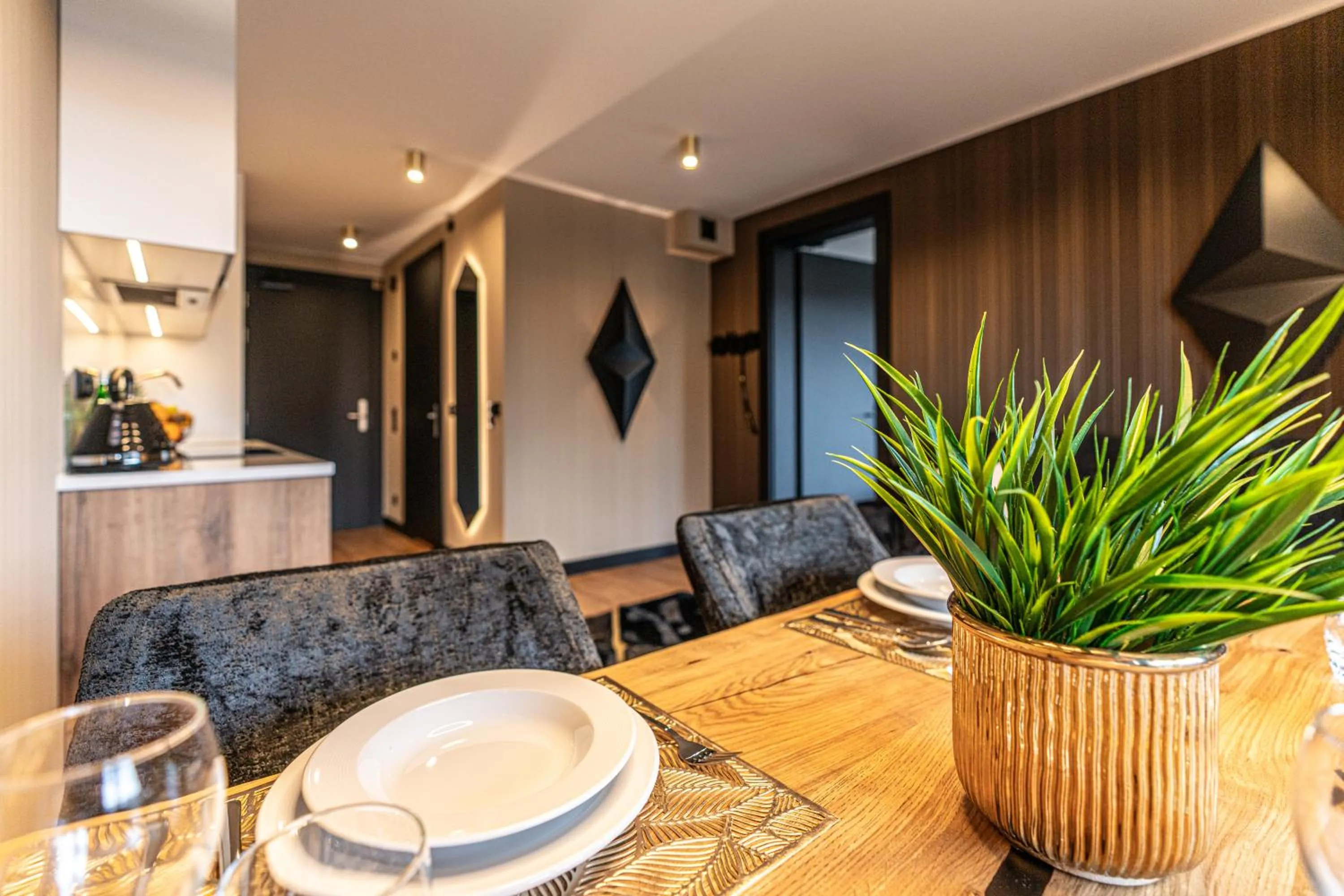 Living room in Aparthotel Diamond SPA Aqua