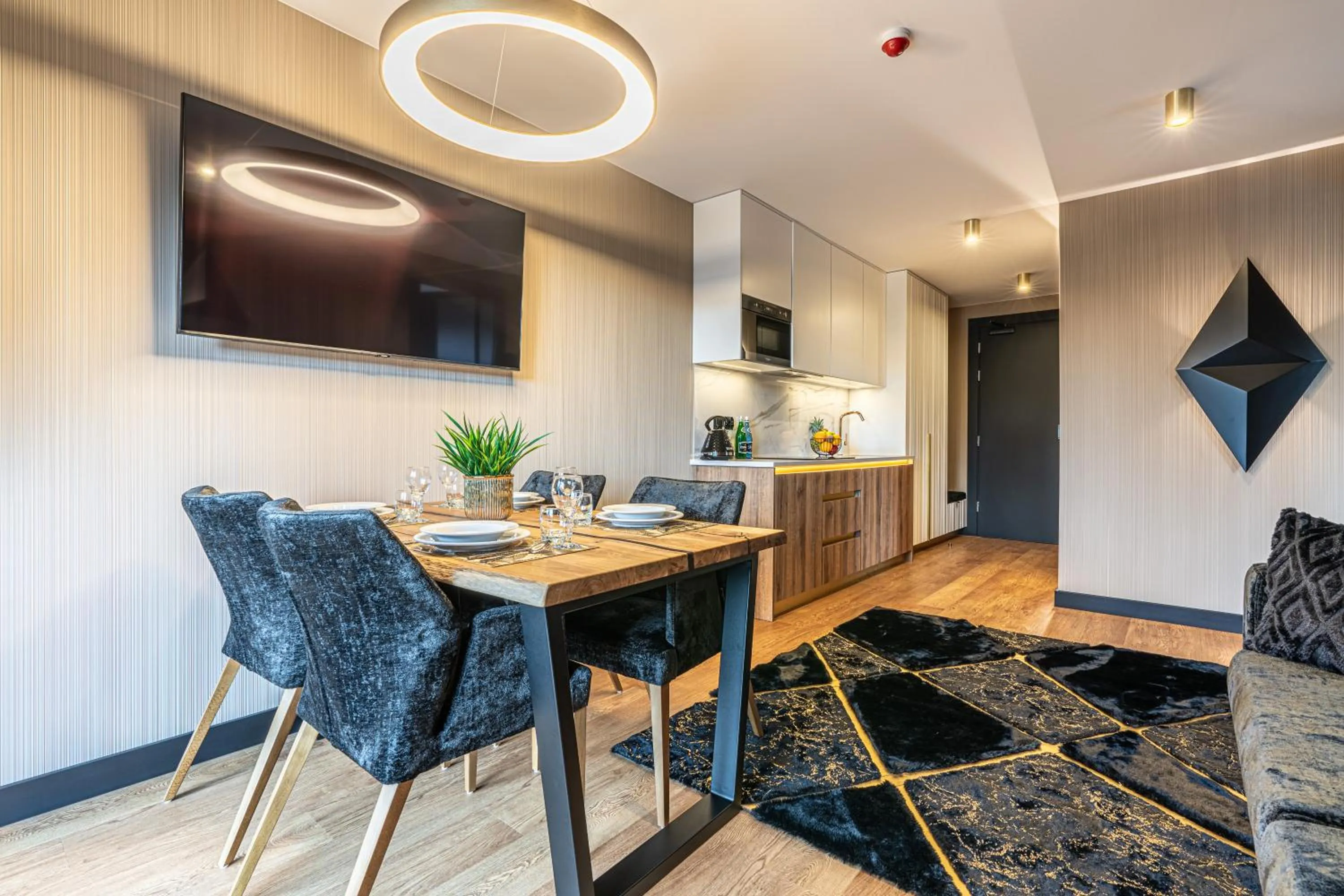 Living room in Aparthotel Diamond SPA Aqua