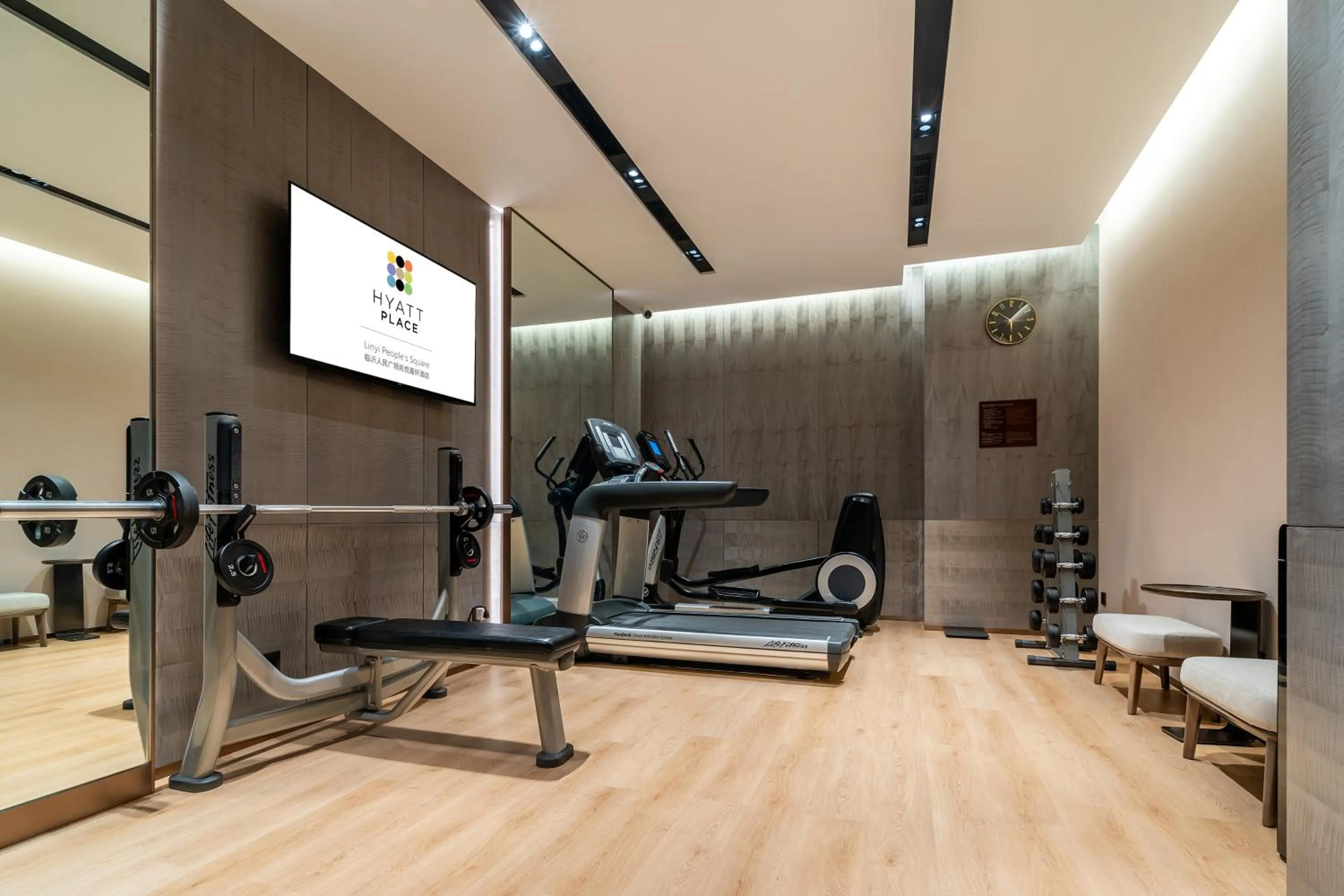 Fitness centre/facilities in Hyatt Place Linyi People Square