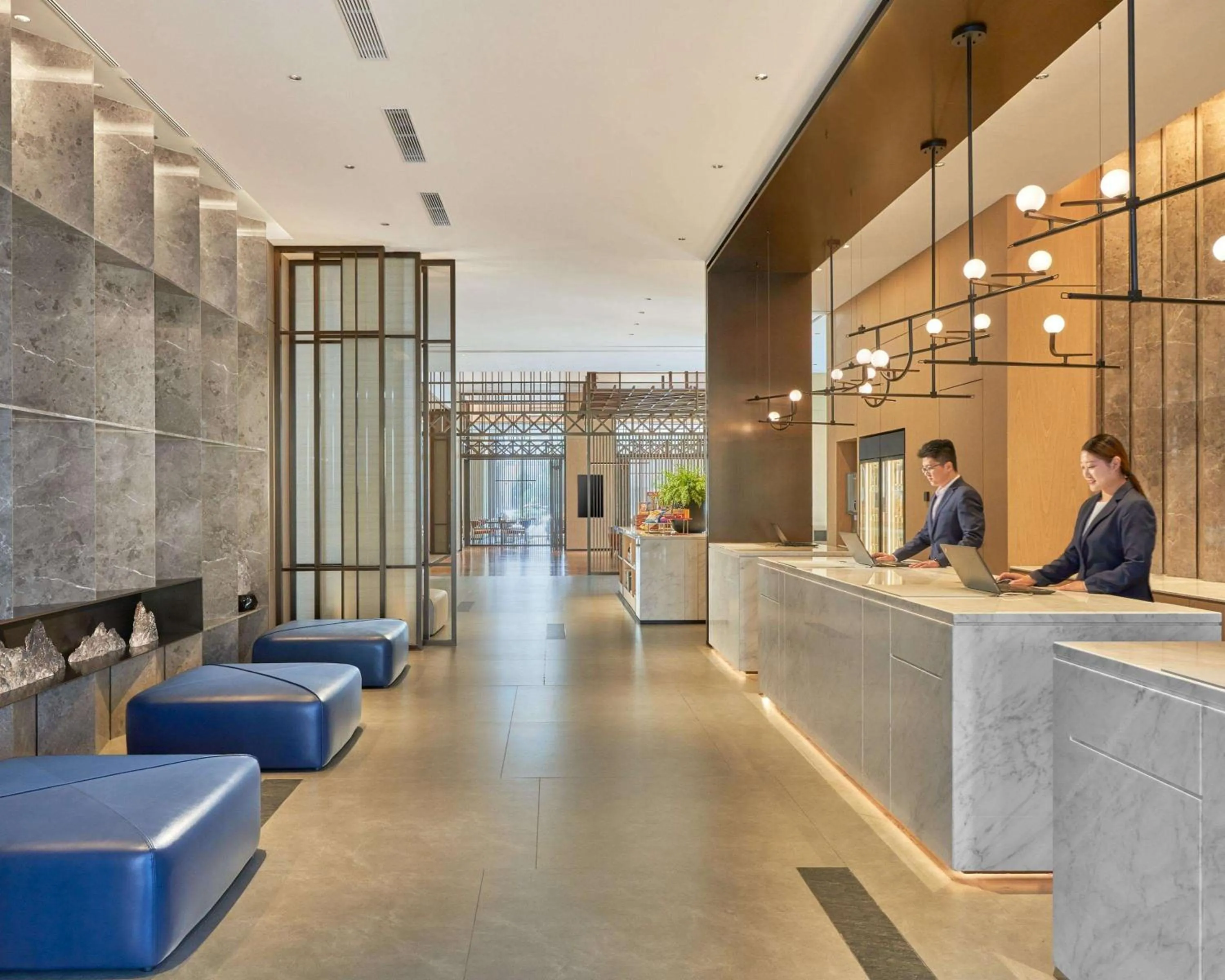 Lobby or reception in Hyatt Place Yantai Development Zone