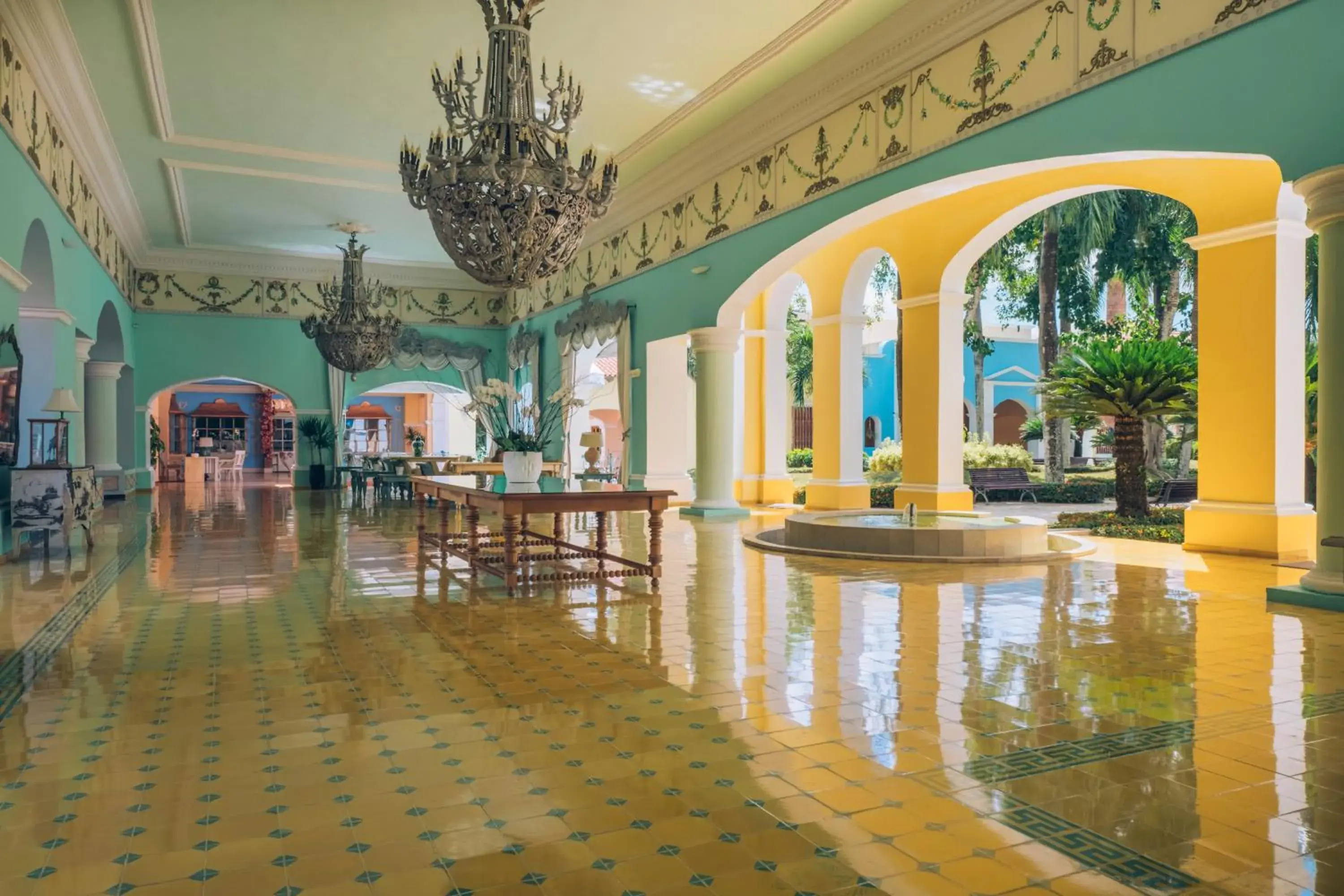 Living room in Iberostar Selection Hacienda Dominicus - All Inclusive Living room in Iberostar Selection Hacienda Dominicus - All Inclusive
