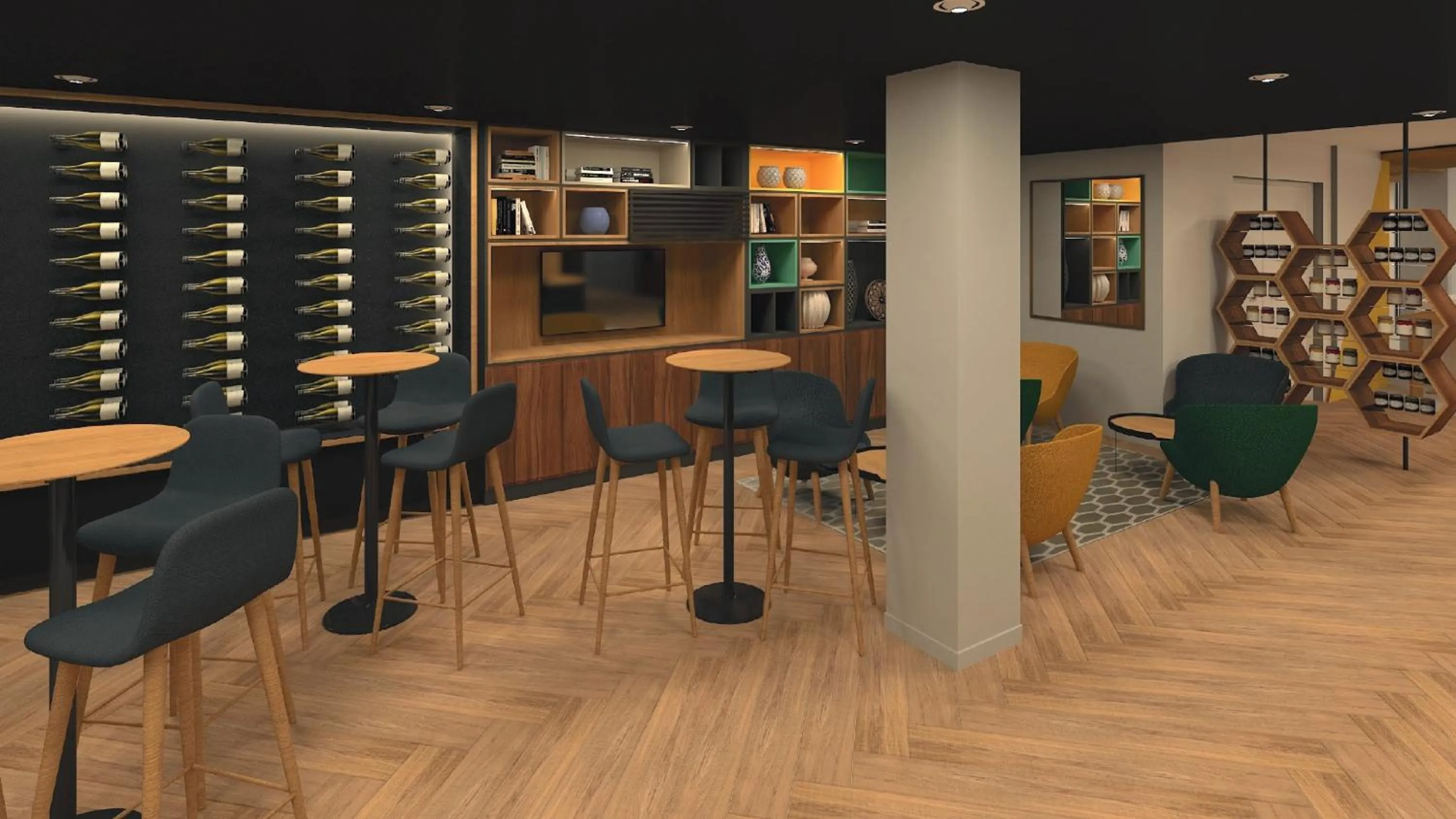 Lounge or bar in Holiday Inn Dijon Sud - Longvic by IHG