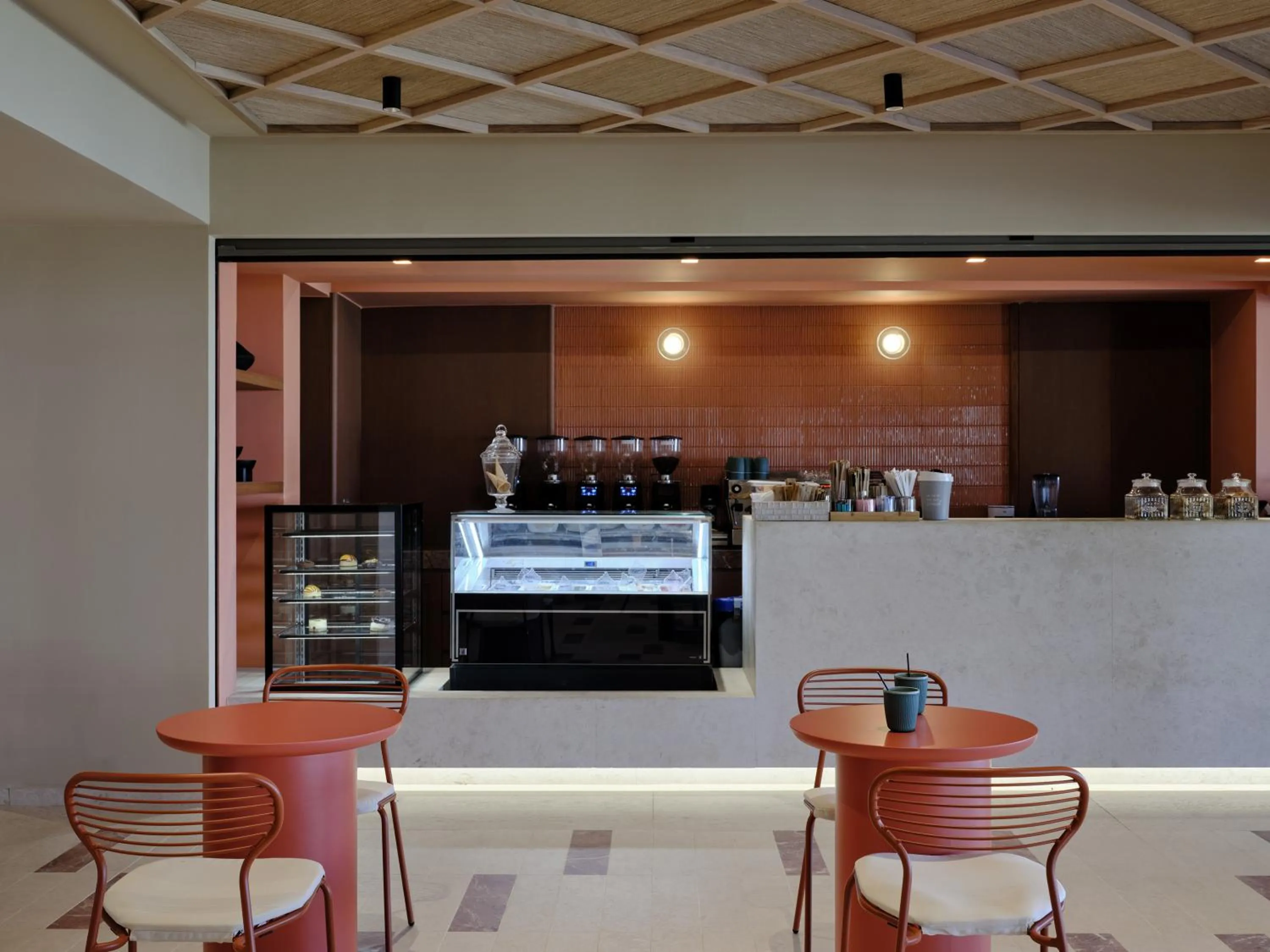 Lounge or bar in Atlantica Kalliston Resort - Adults Only