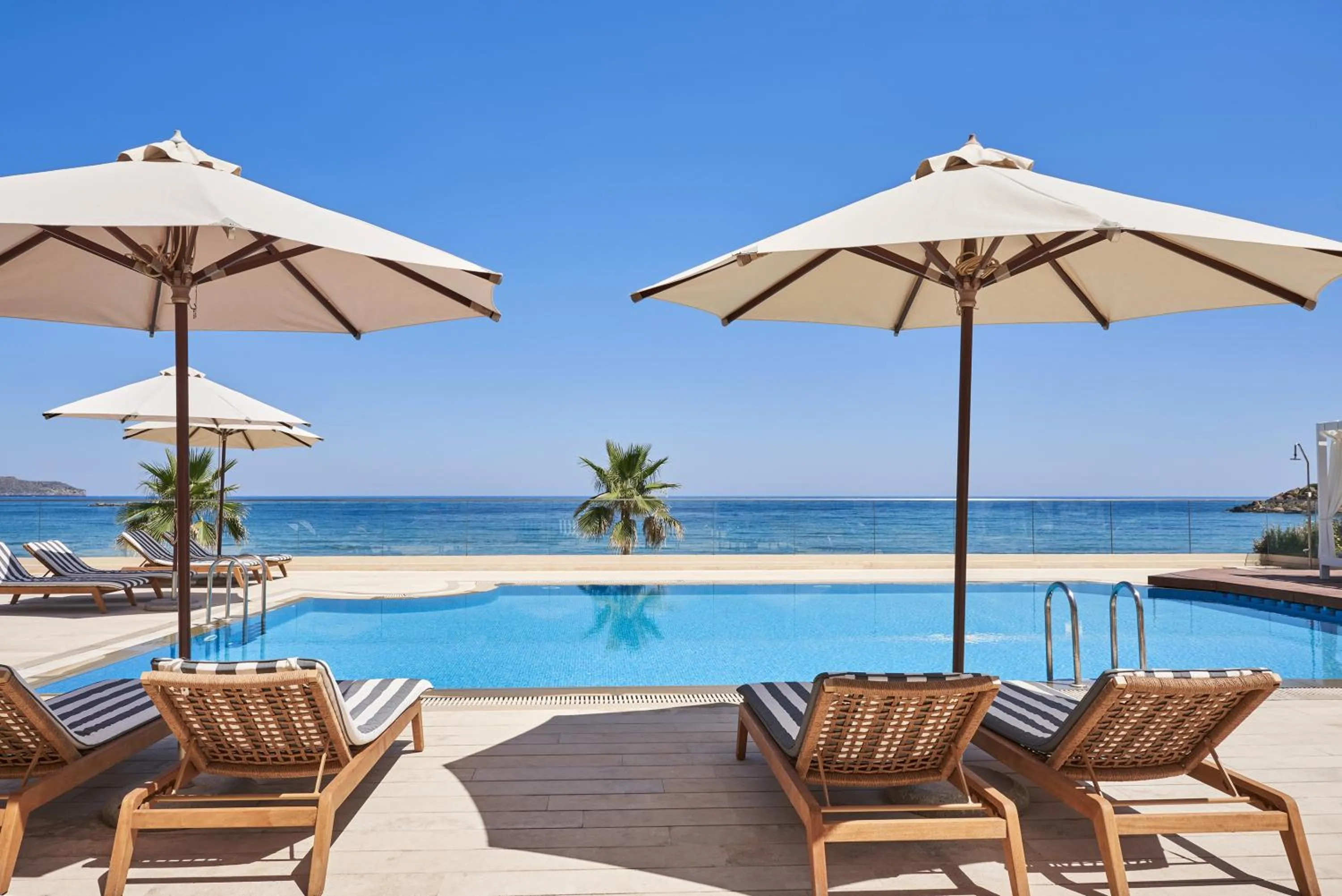 Swimming pool in Atlantica Kalliston Resort - Adults Only