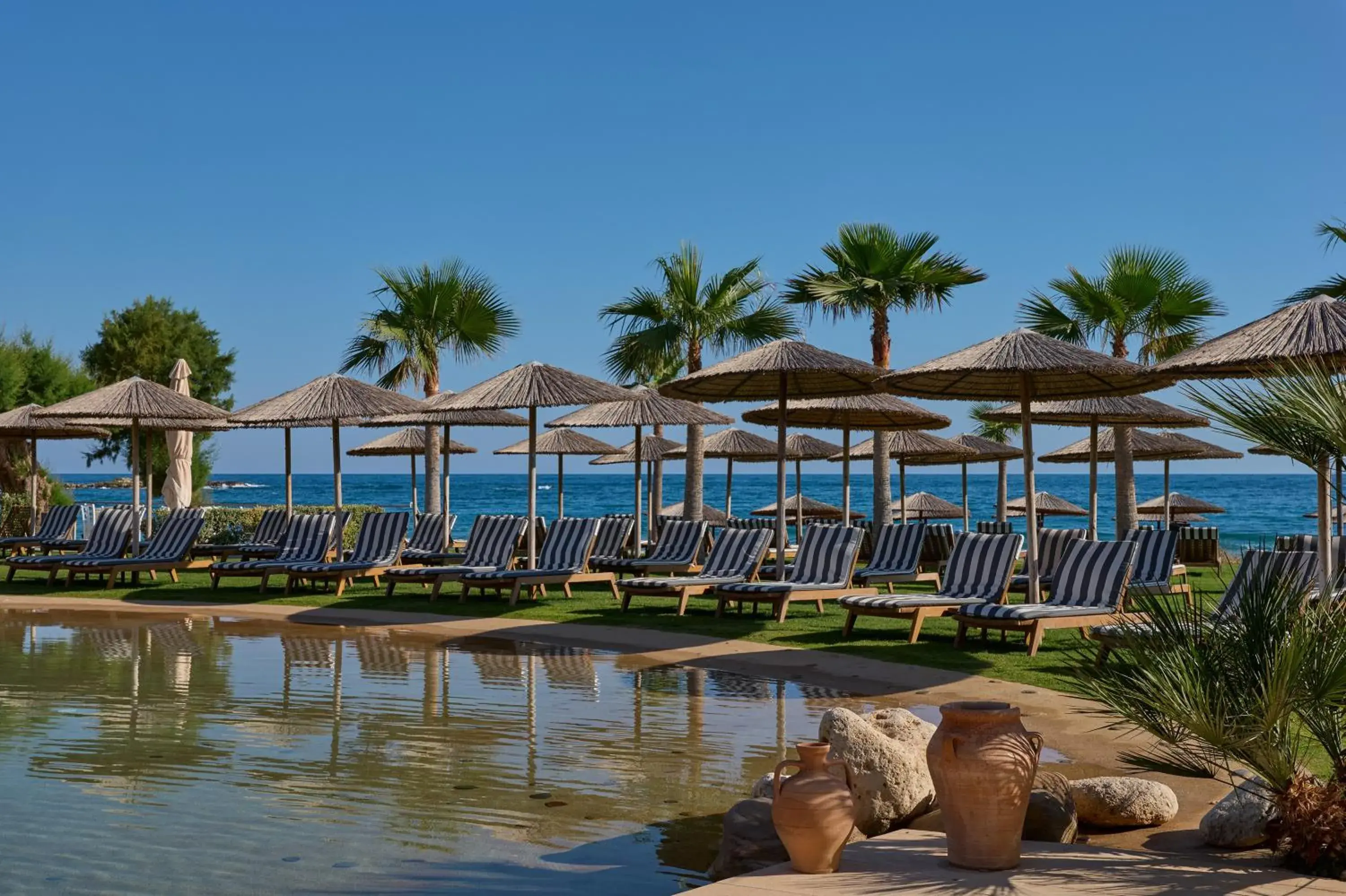 sunbed in Atlantica Kalliston Resort - Adults Only sunbed in Atlantica Kalliston Resort - Adults Only