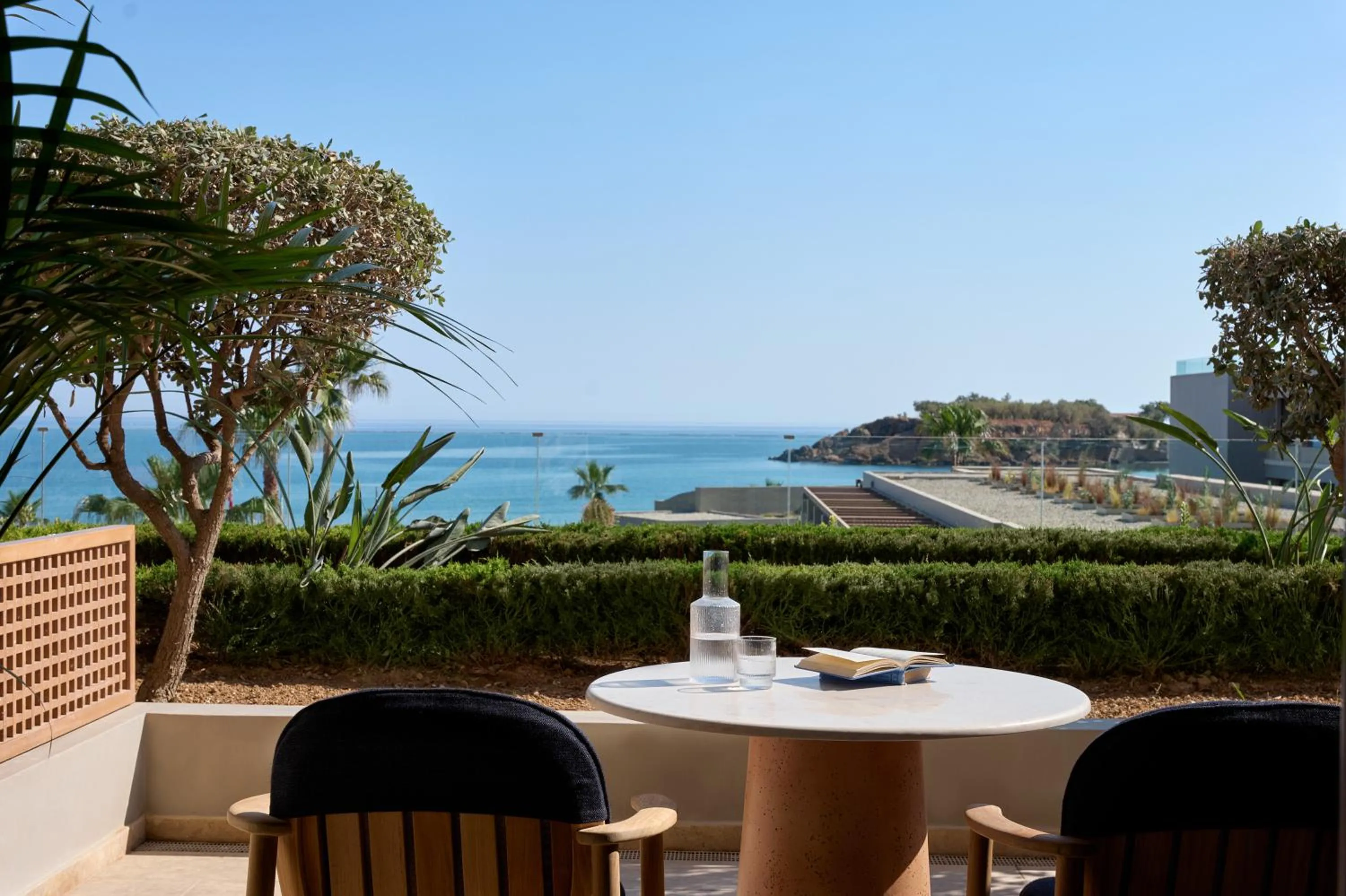 Balcony/Terrace in Atlantica Kalliston Resort - Adults Only