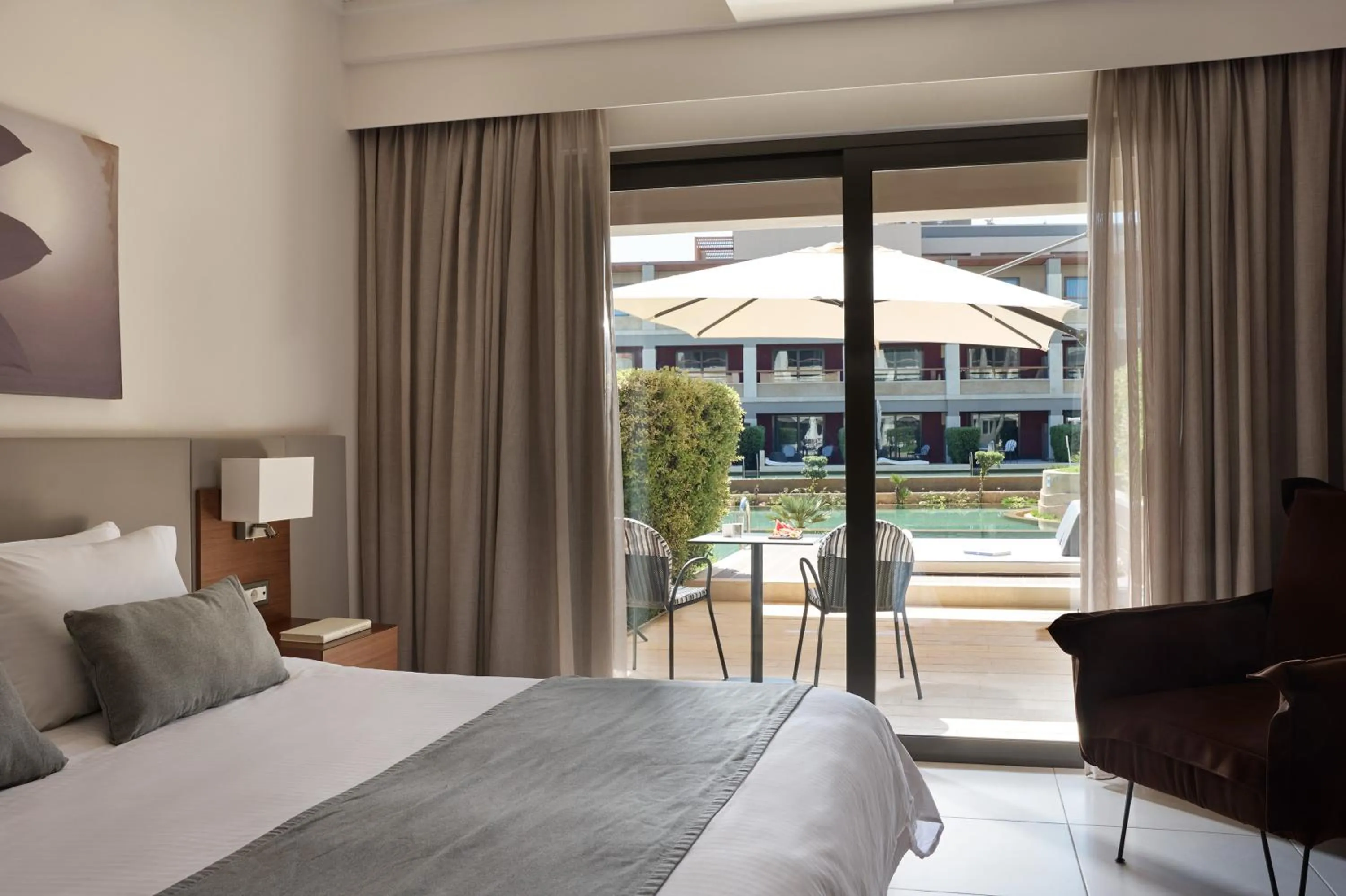 Bedroom, Bed in Atlantica Kalliston Resort - Adults Only