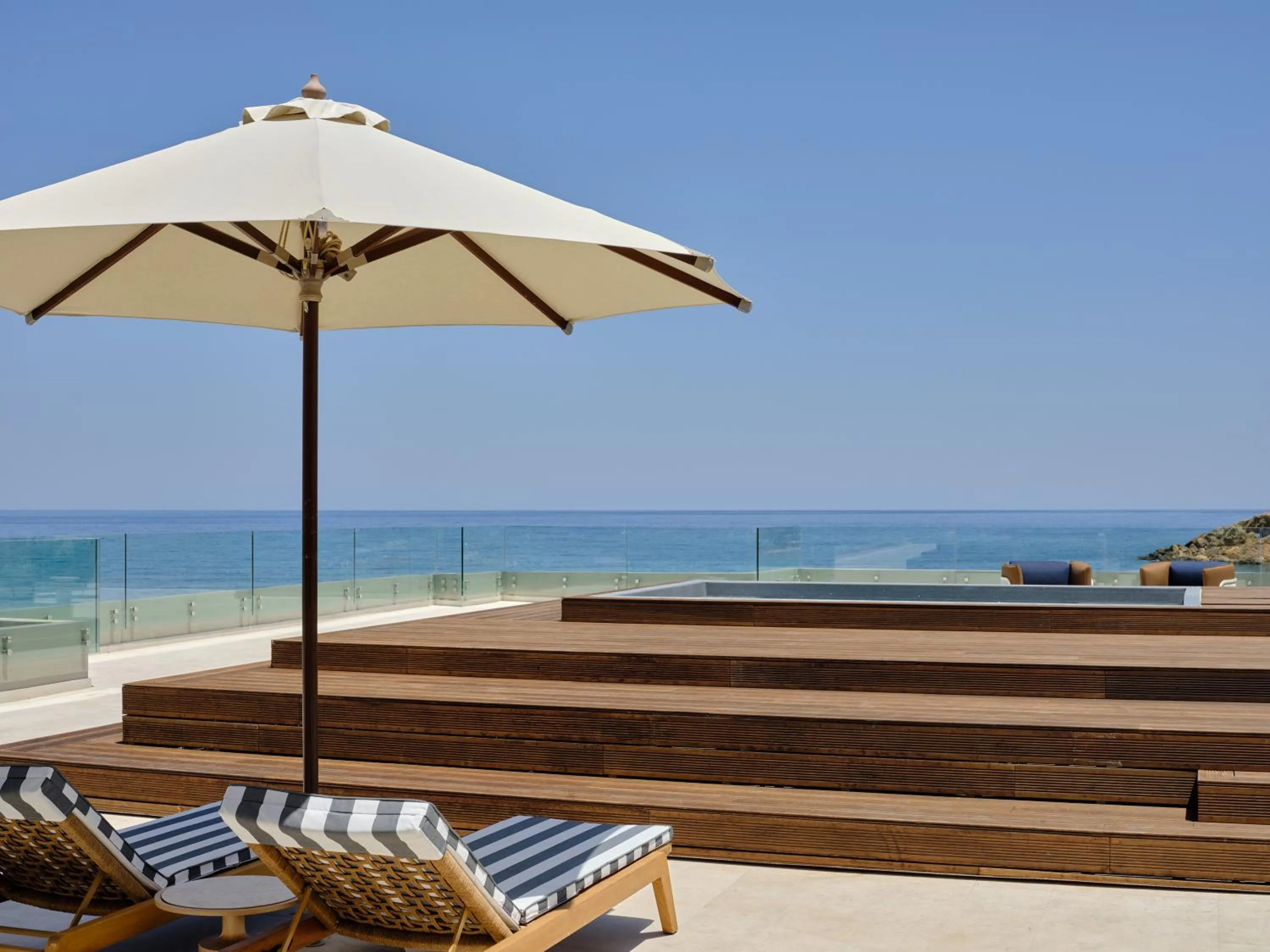 Sea view in Atlantica Kalliston Resort - Adults Only