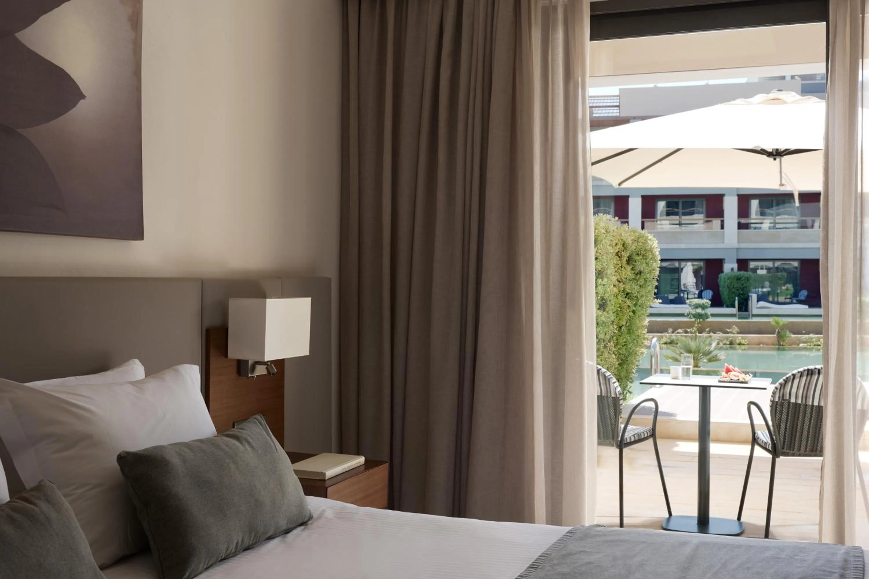 Bedroom, Bed in Atlantica Kalliston Resort - Adults Only