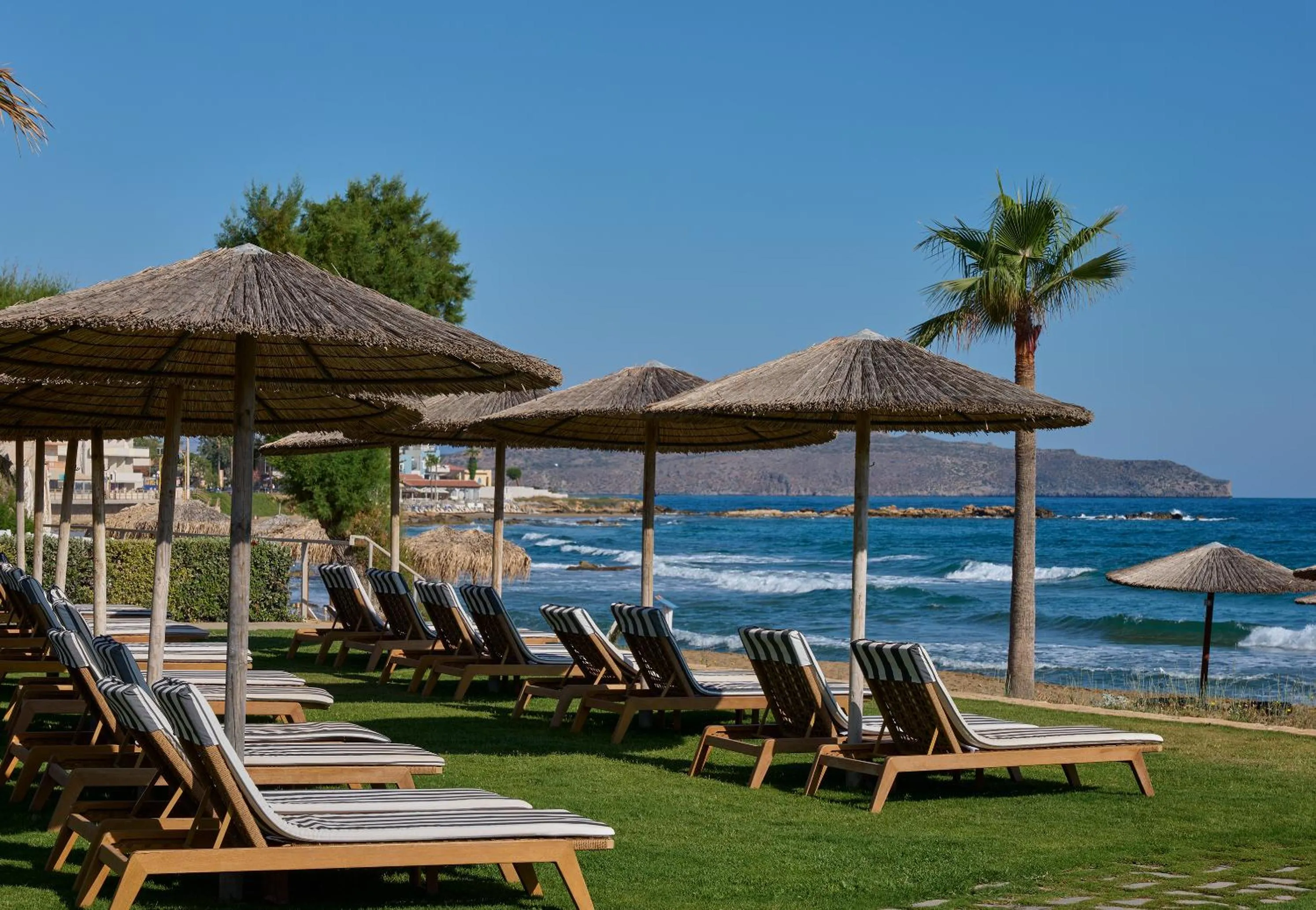 sunbed in Atlantica Kalliston Resort - Adults Only