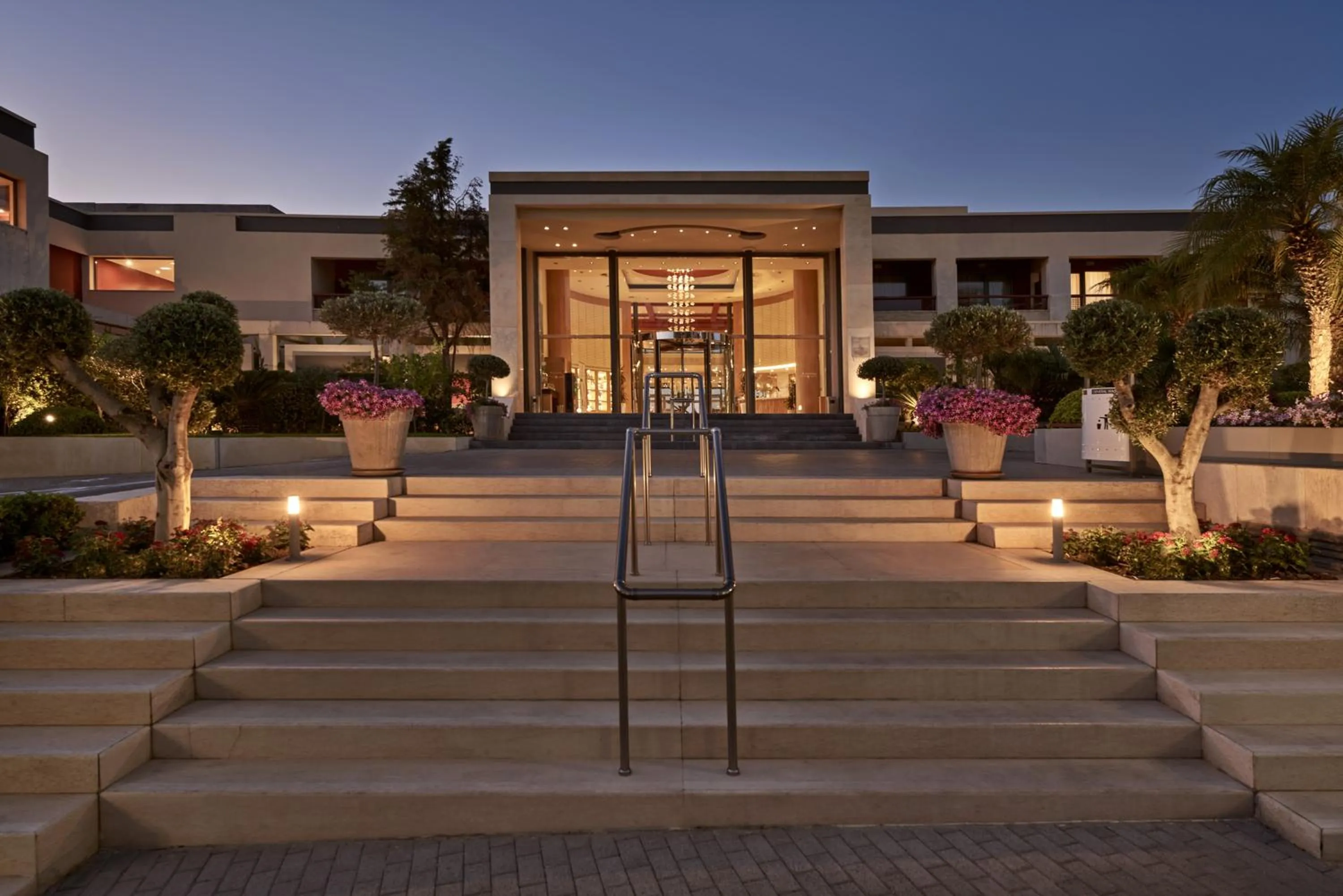 Facade/entrance in Atlantica Kalliston Resort - Adults Only