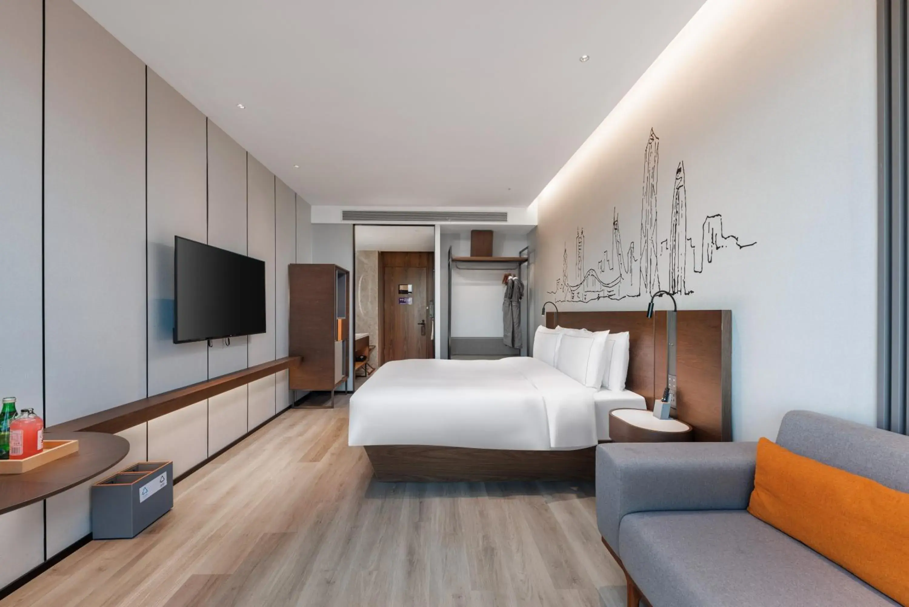 City View Deluxe King Room in UrCove By Hyatt ShenZhen Futian Port City View Deluxe King Room in UrCove By Hyatt ShenZhen Futian Port