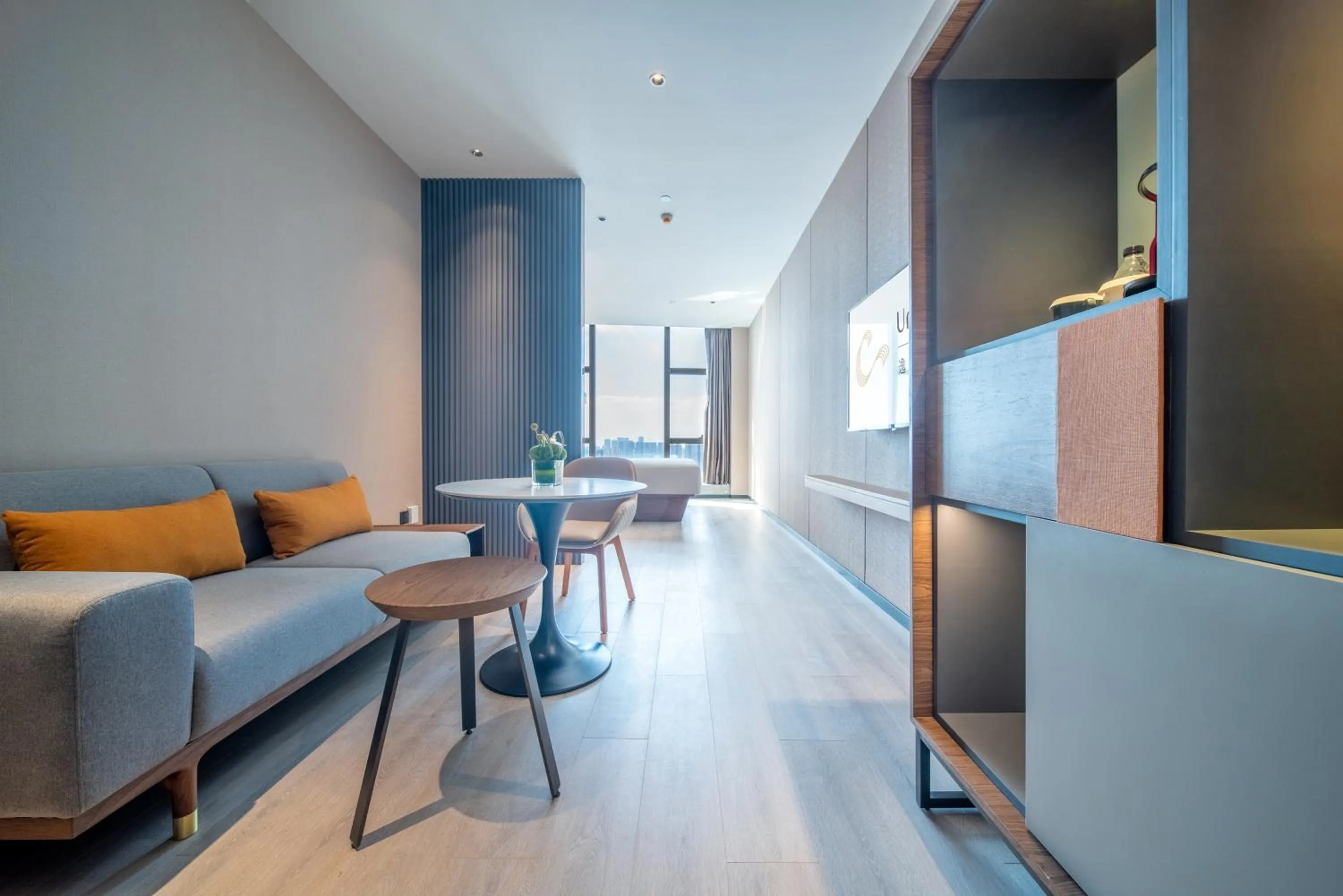 Seating area in UrCove by HYATT Shenzhen Nanshan Science and Technology Park