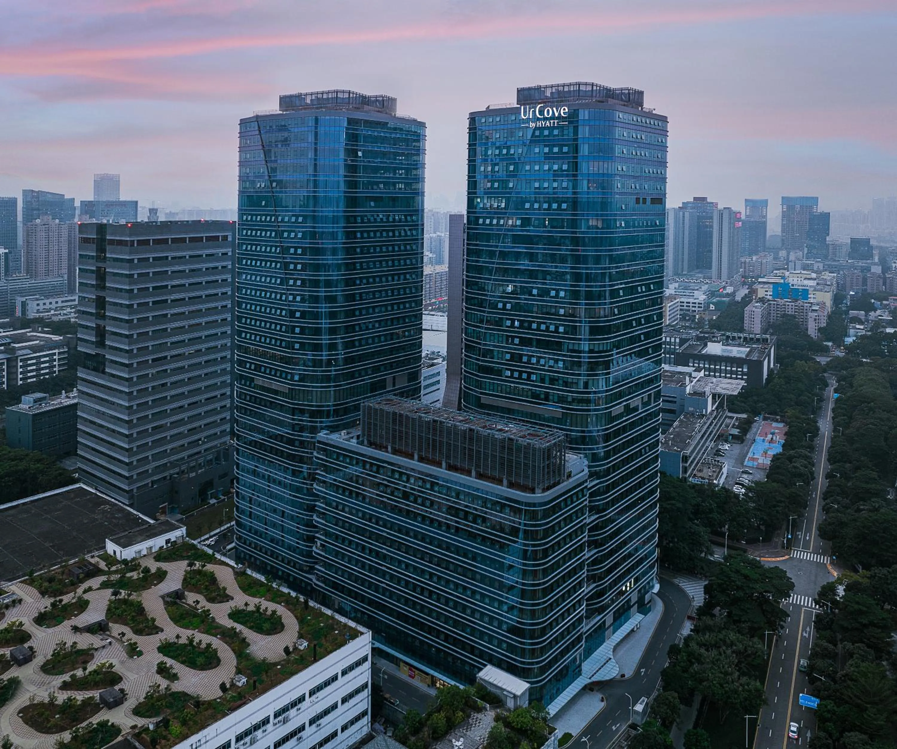 Bird's eye view in UrCove by HYATT Shenzhen Nanshan Science and Technology Park