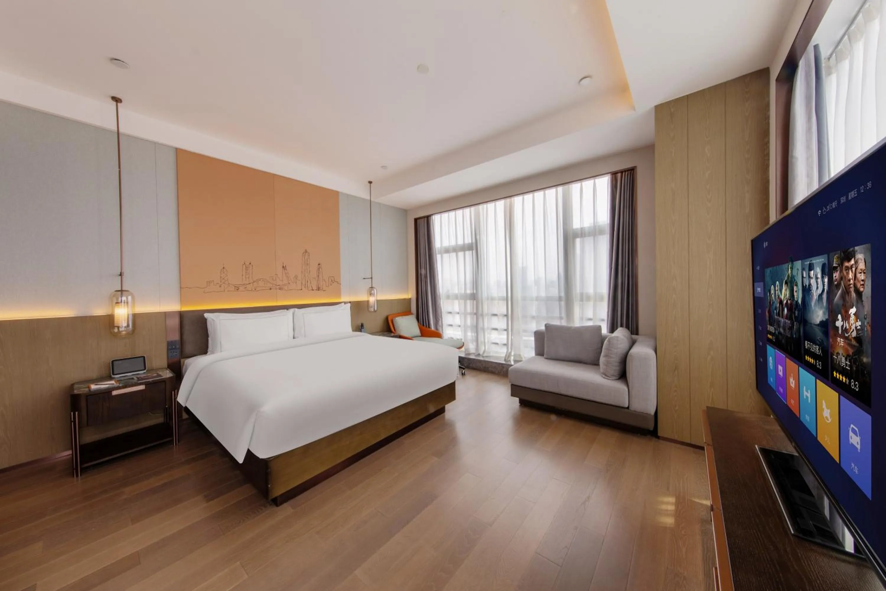 Bedroom, Bed in UrCove by HYATT Shenzhen Luohu