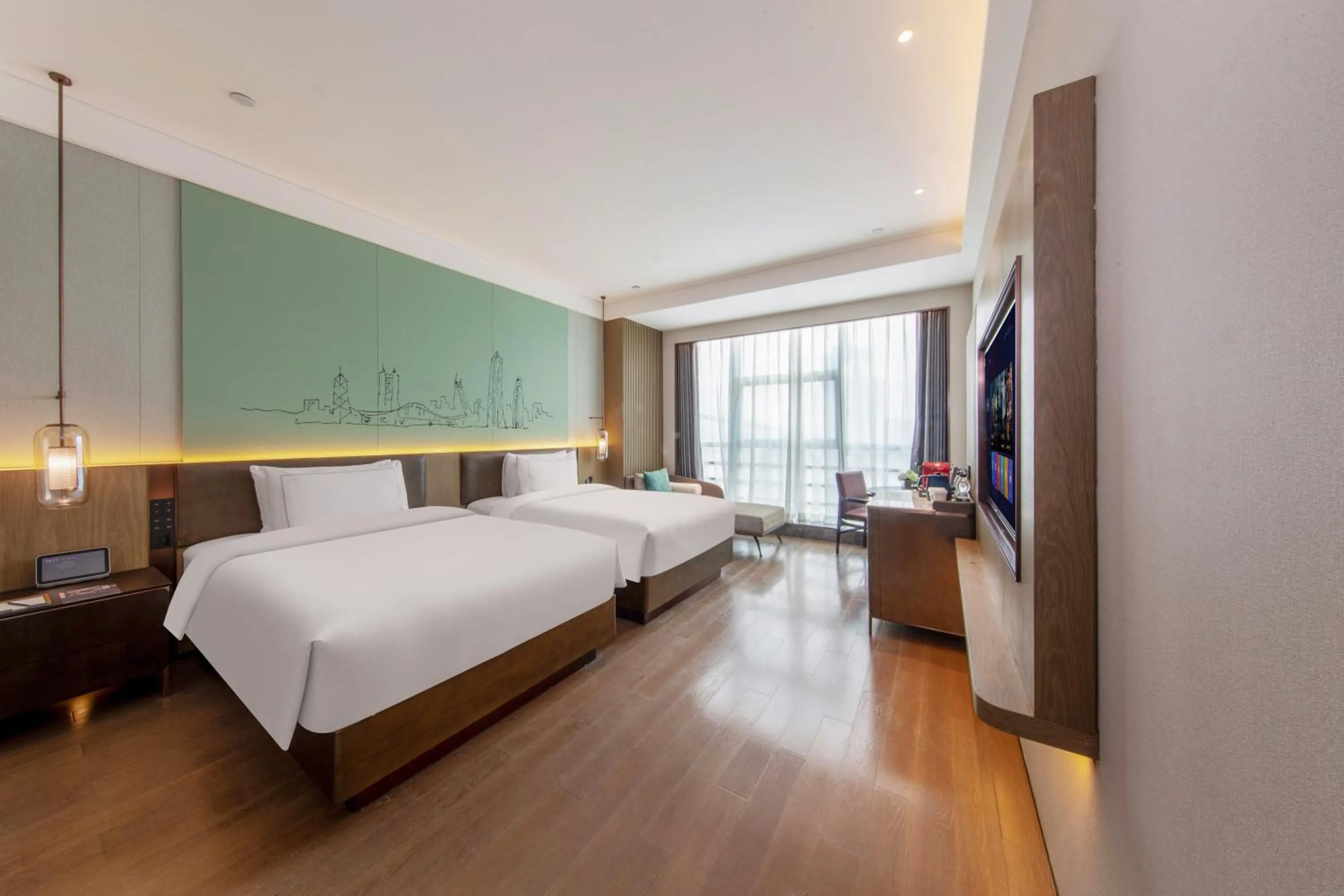 Bed in UrCove by HYATT Shenzhen Luohu