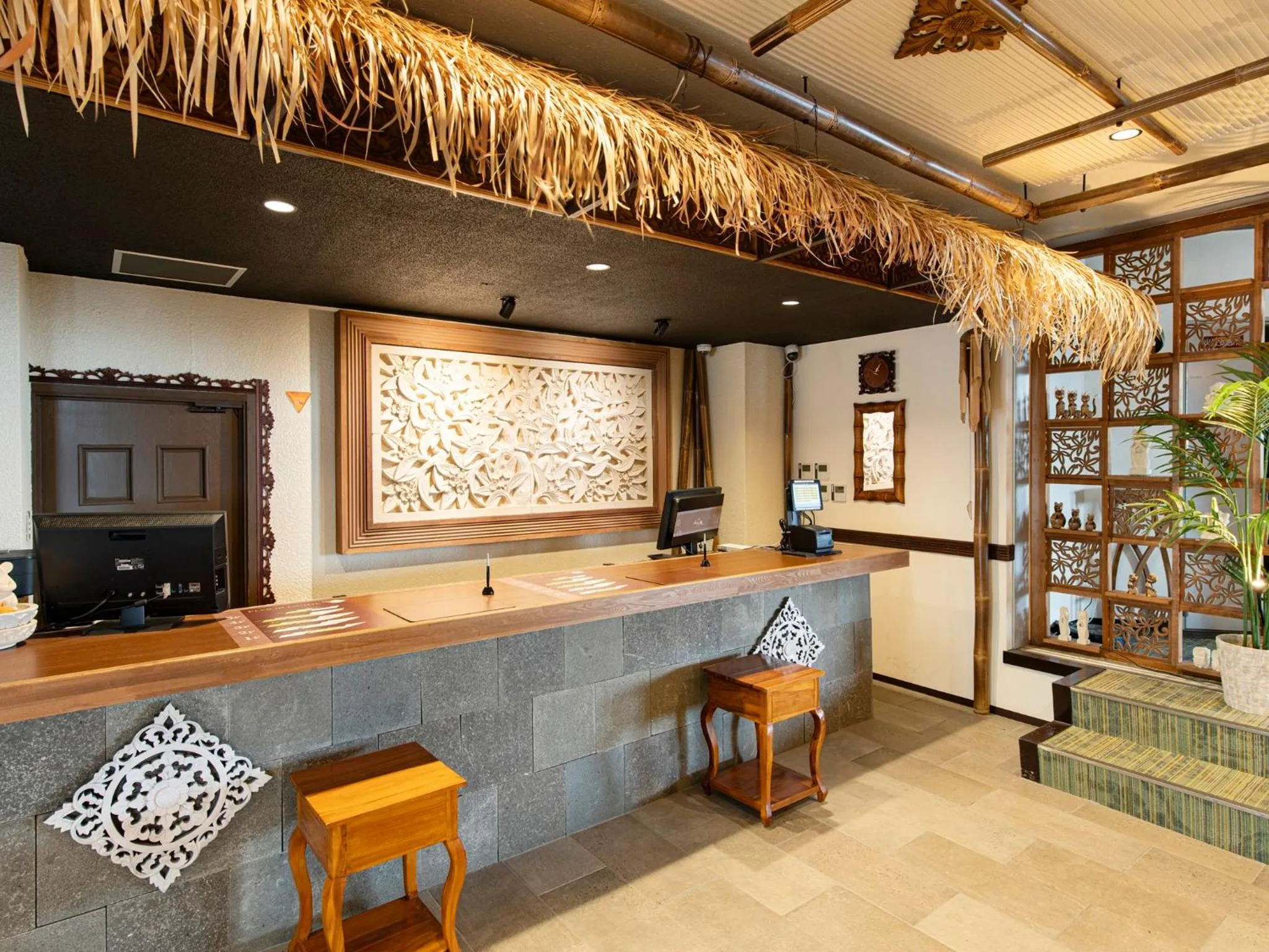 Lobby or reception in Bali Resort SAYA no Kaze