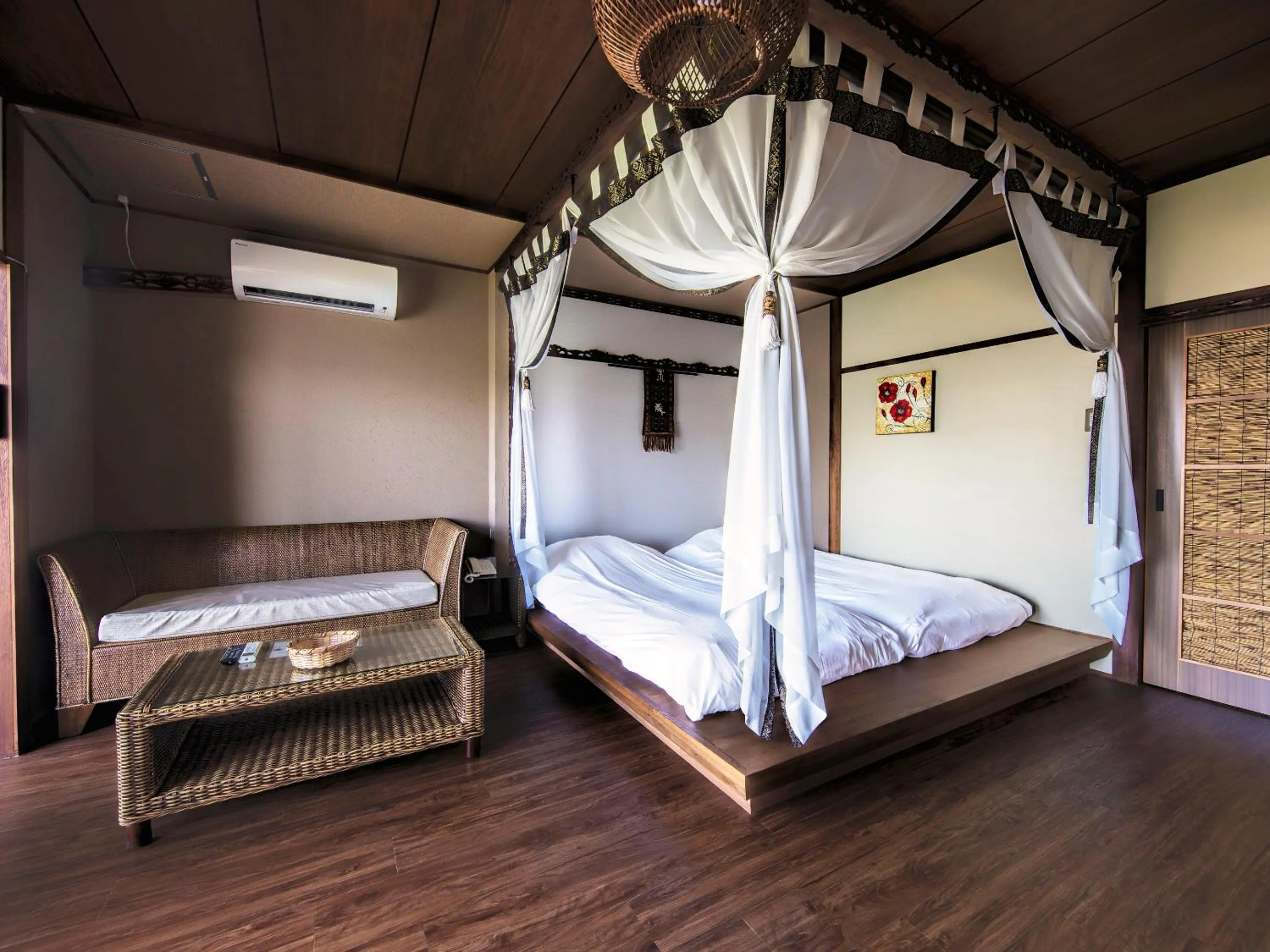 Bed in Bali Resort SAYA no Kaze