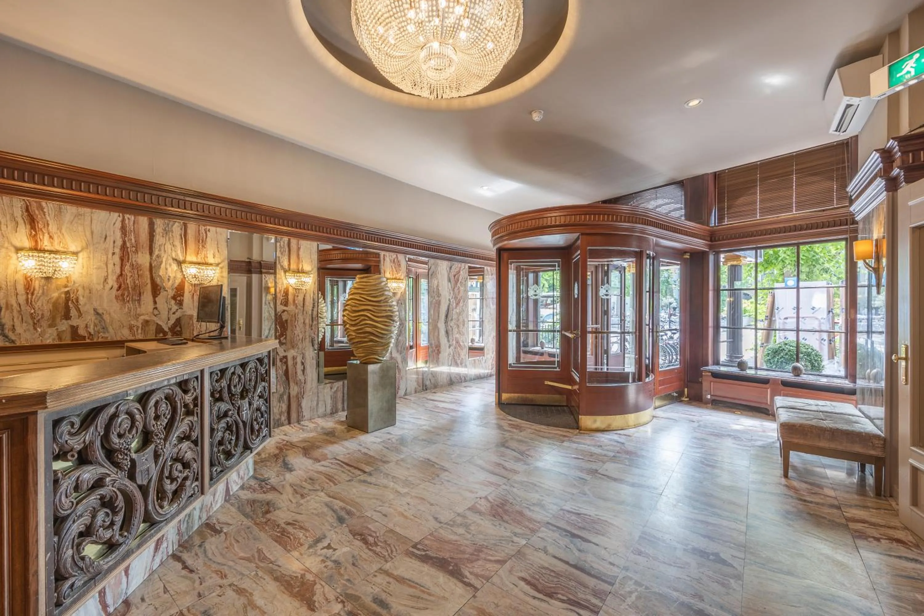 Lobby or reception in Boutique Hotel Corona