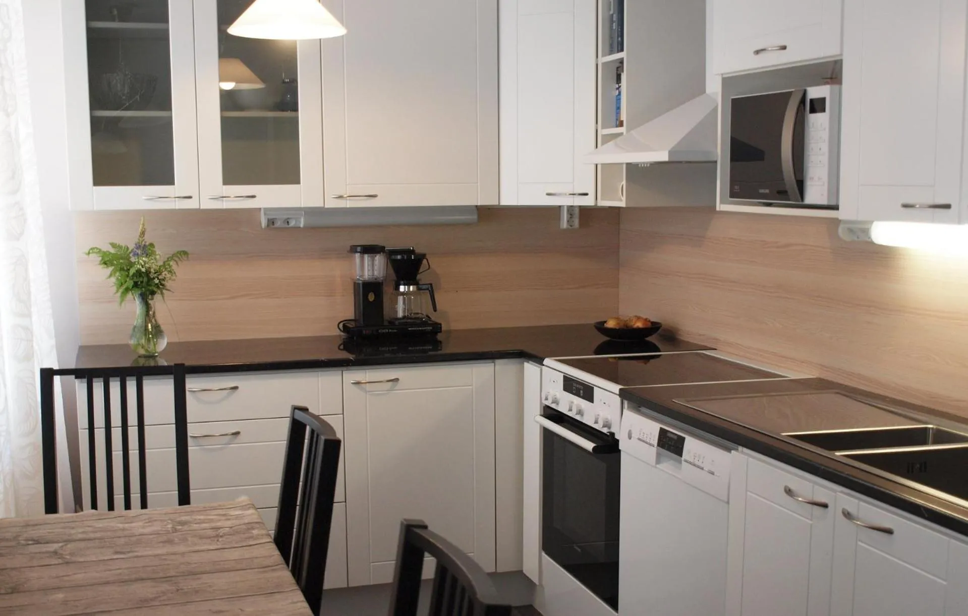 Kitchen or kitchenette in Norppa Resort