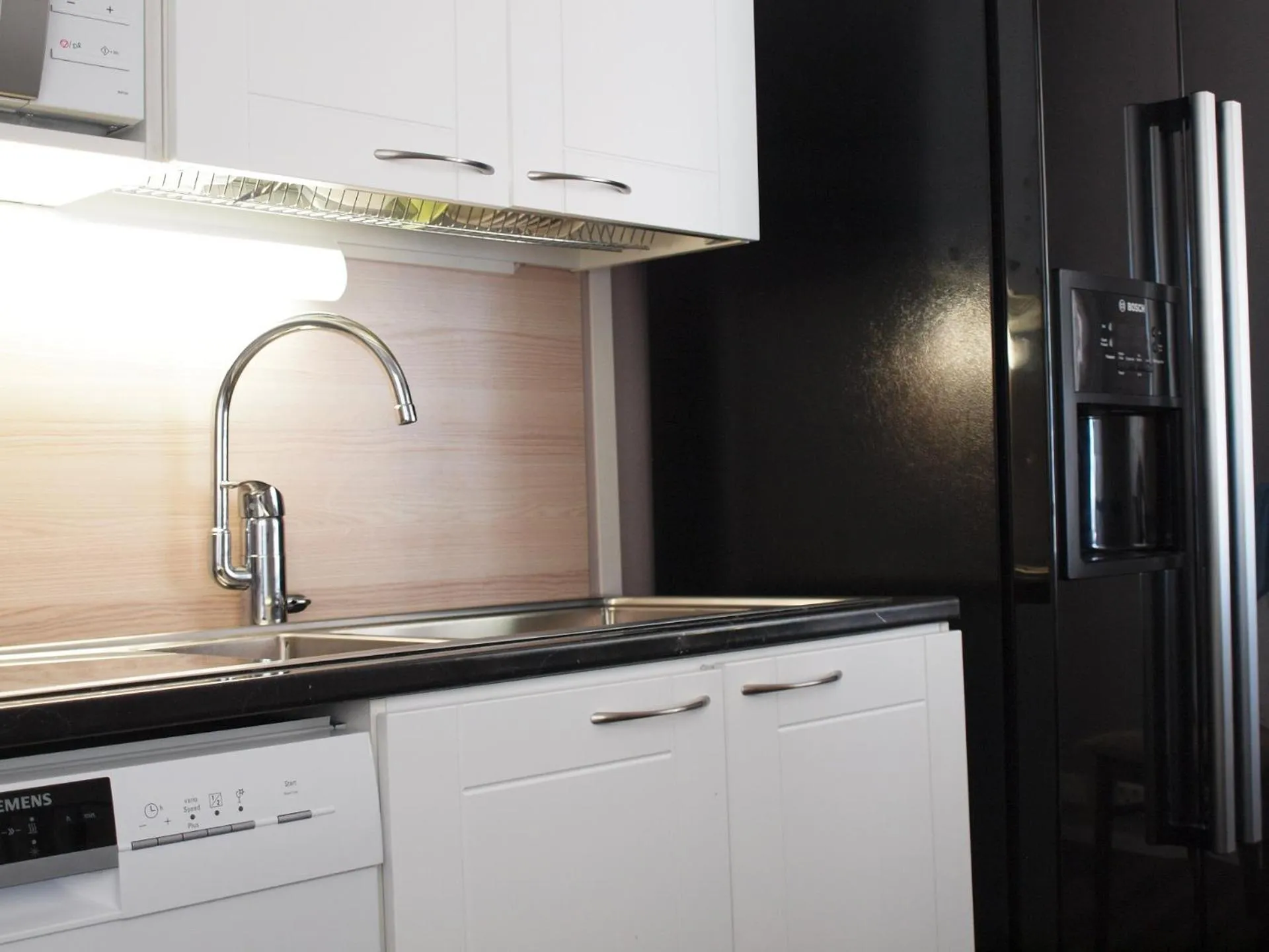 Kitchen or kitchenette in Norppa Resort